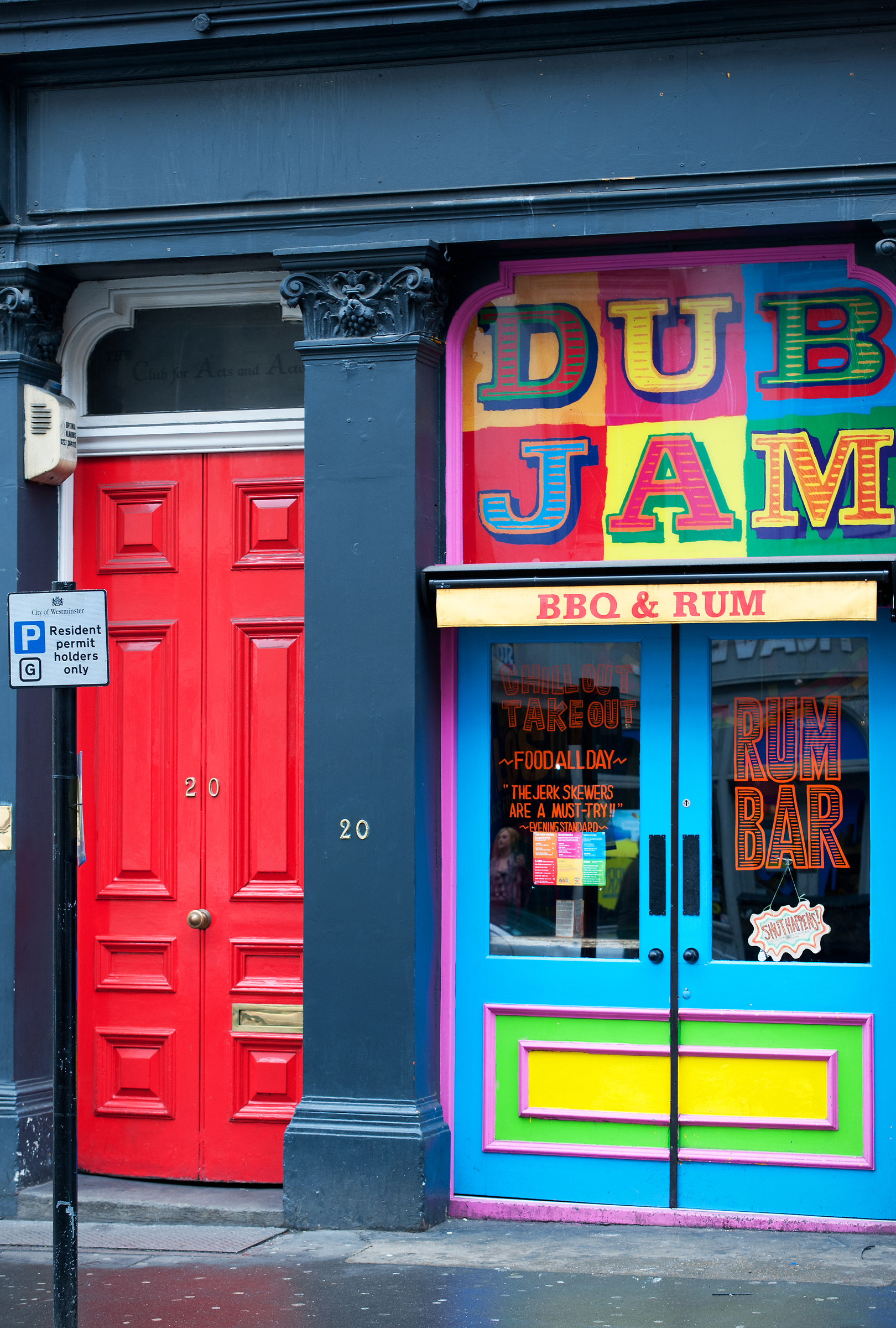 BBQ + Rum - Colore in un giorno ottuso, Londra