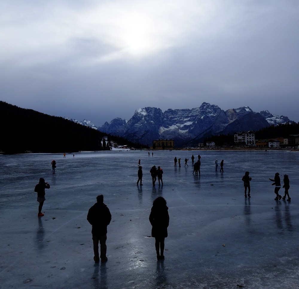 Un insolito lago di Misurina