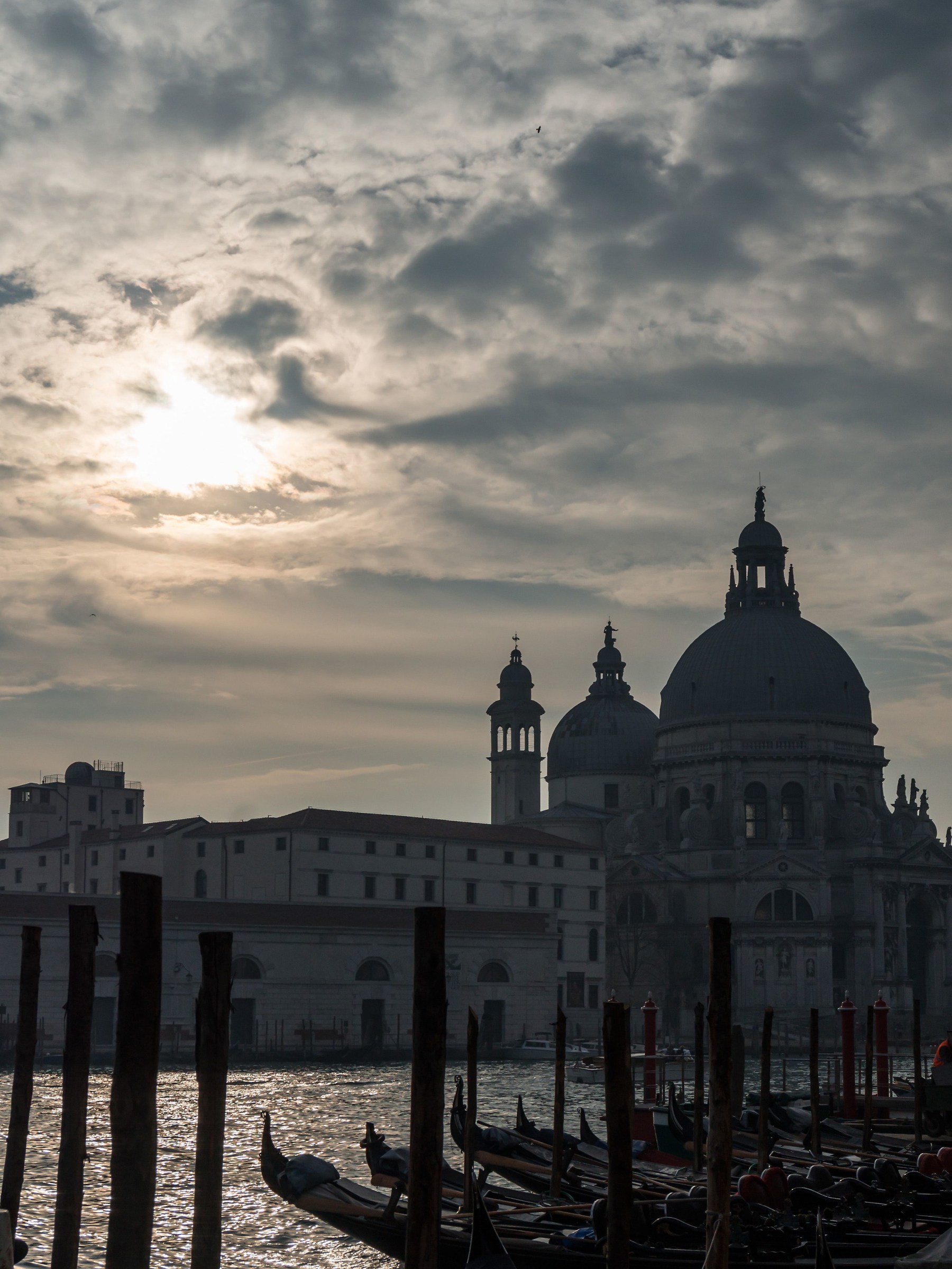 Basilica of Santa Maria della Salute from the pier of San Ma...
