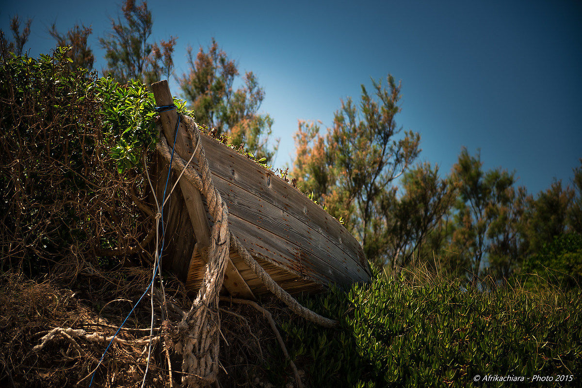 ... And she ran aground