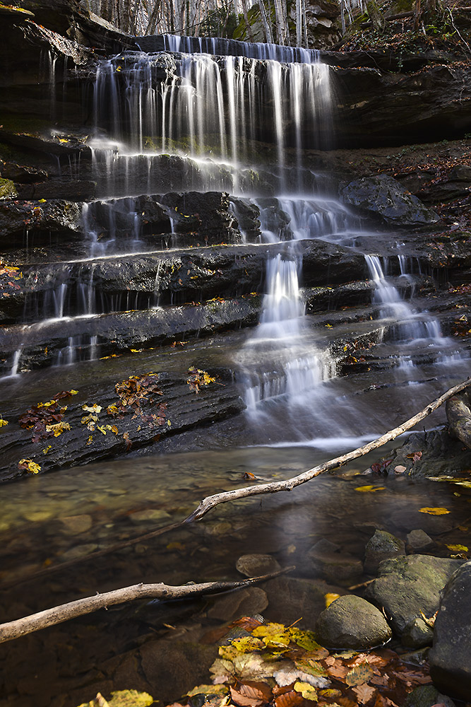 Waterfall autumn