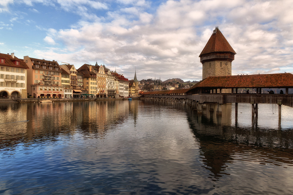 Lucerna, Kapellbrucke.