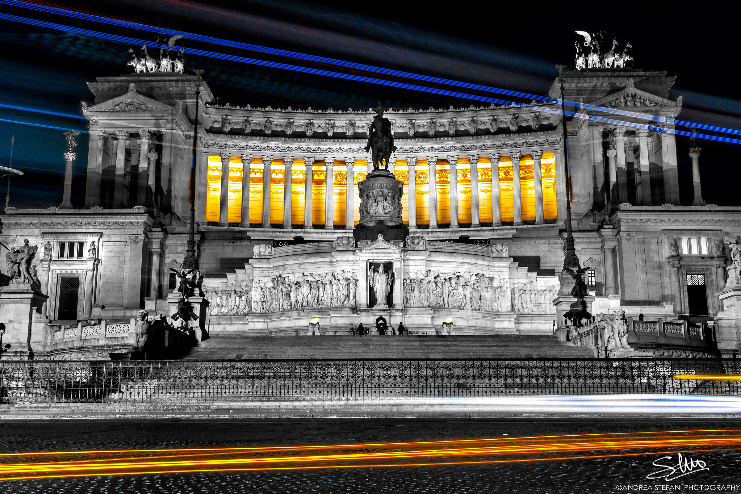 Lights at the Vittoriano