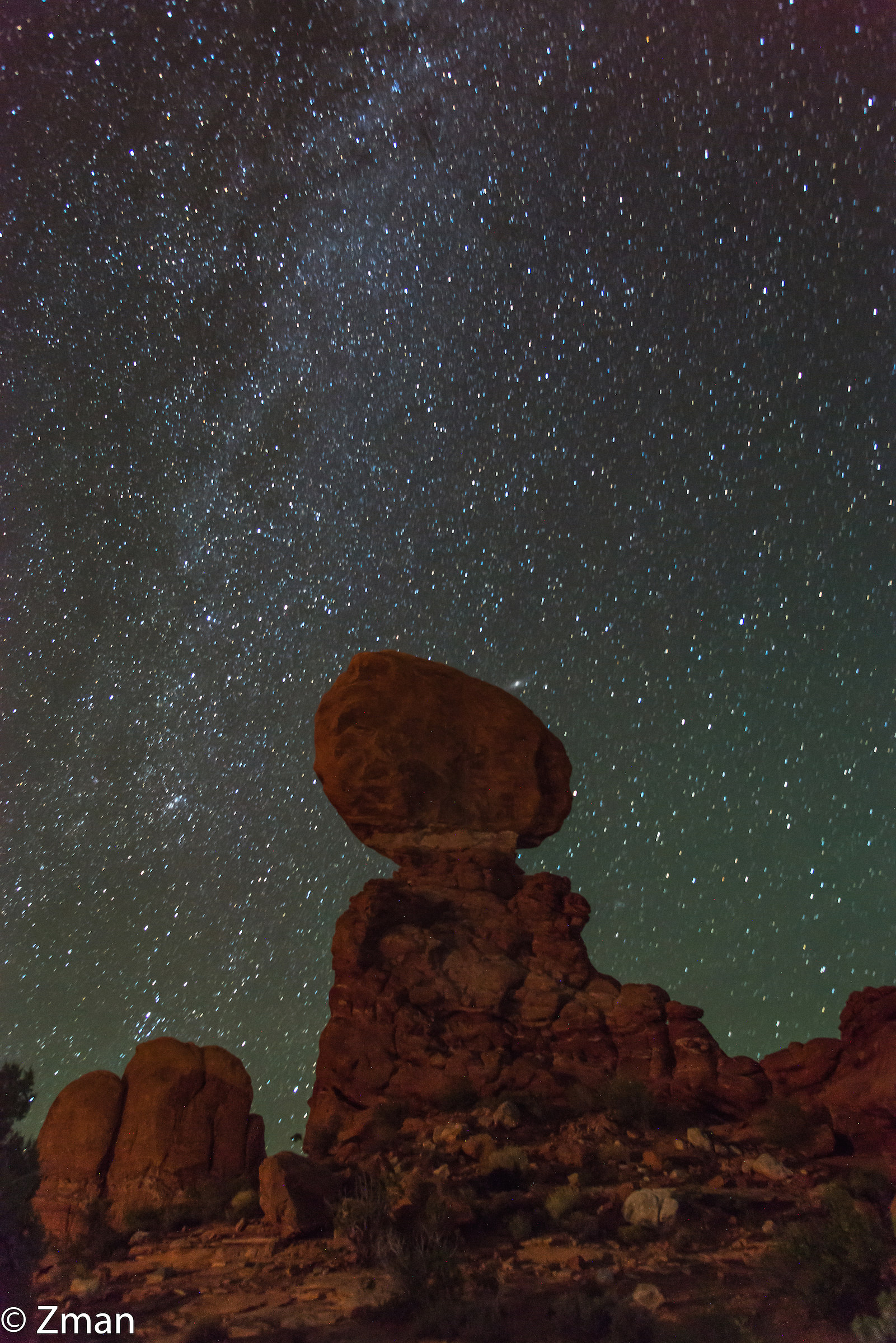 Balanced Rock and The Stars