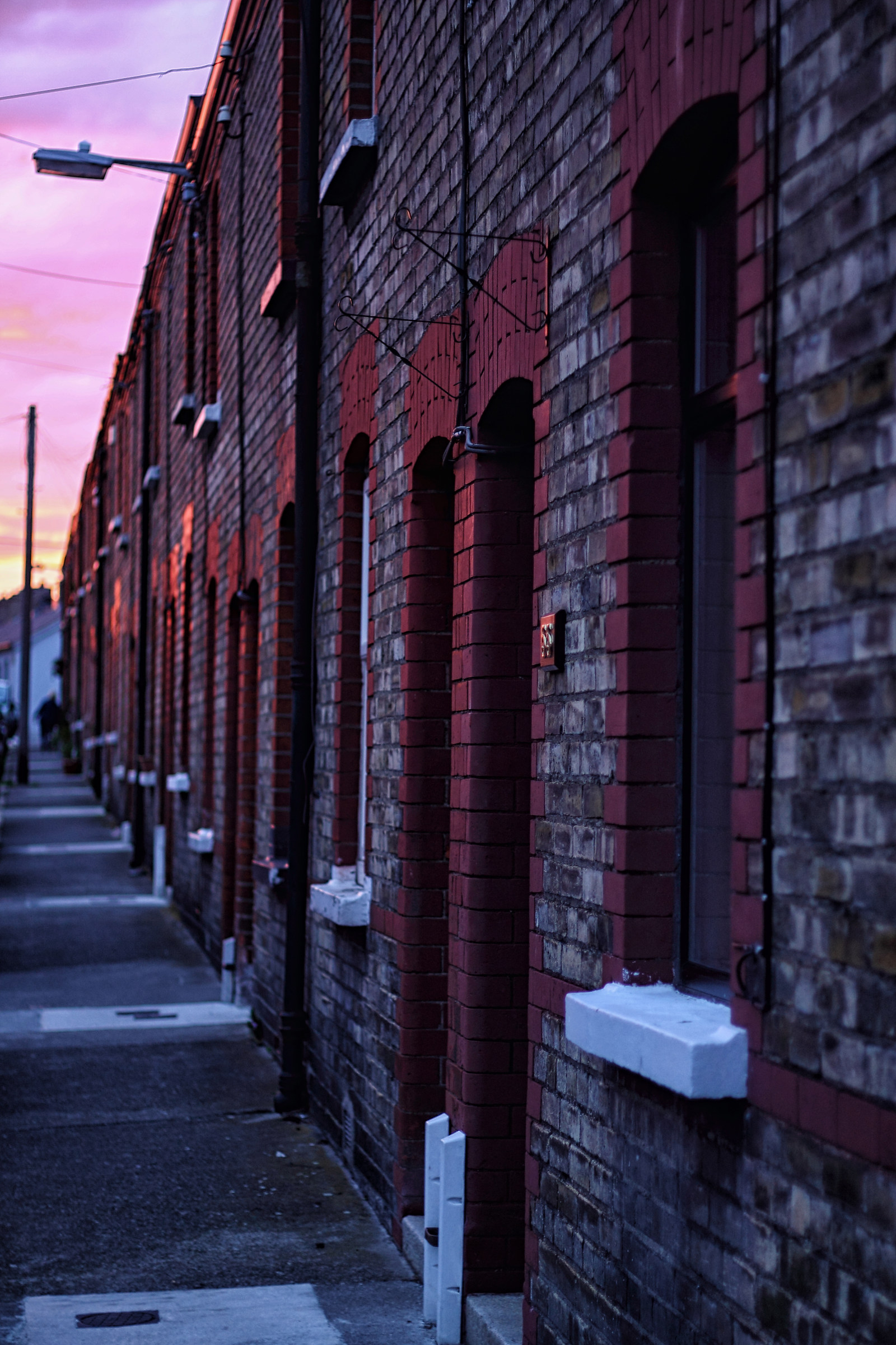 Muro nella periferia di Dublino