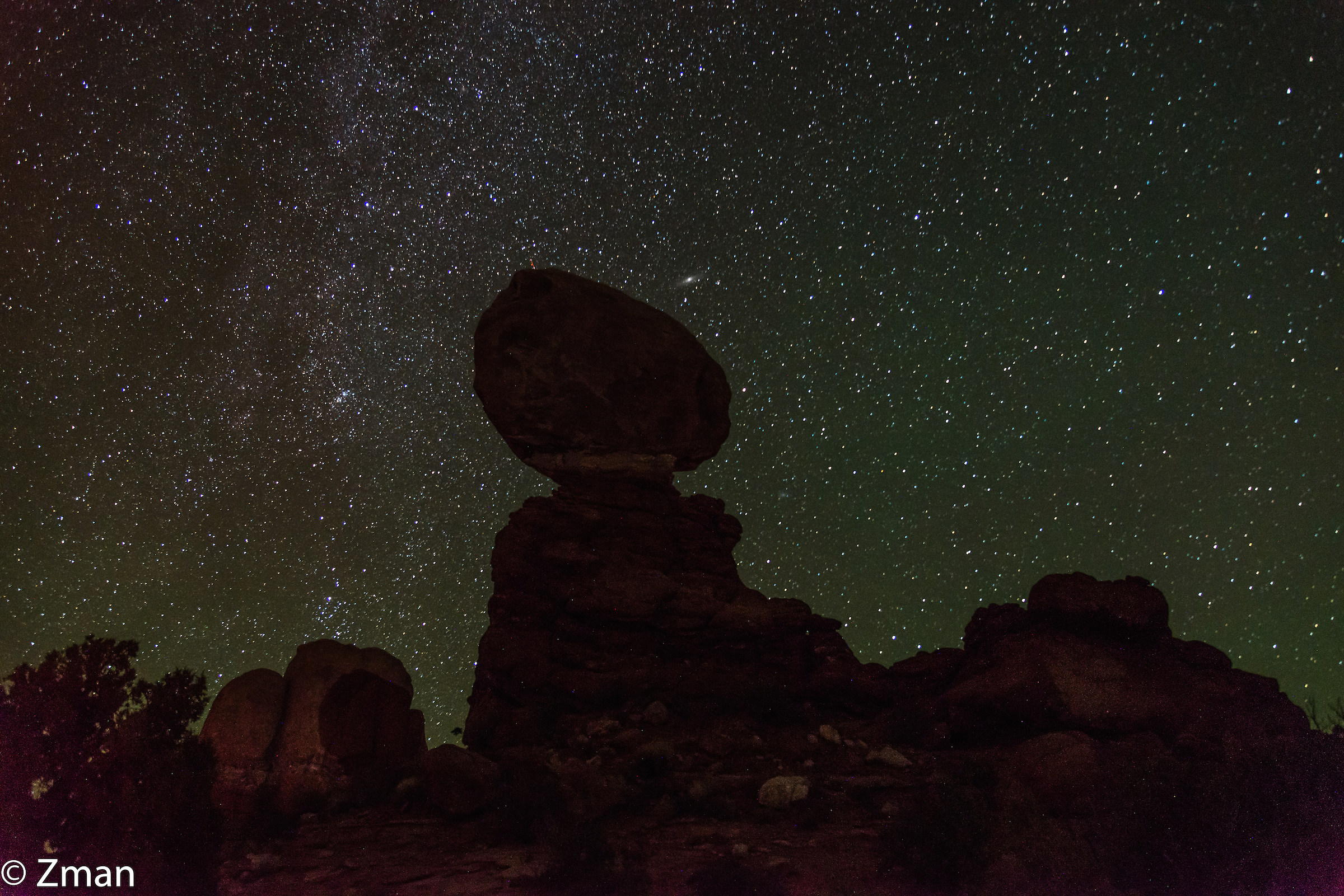 Balanced Rock and The Stars