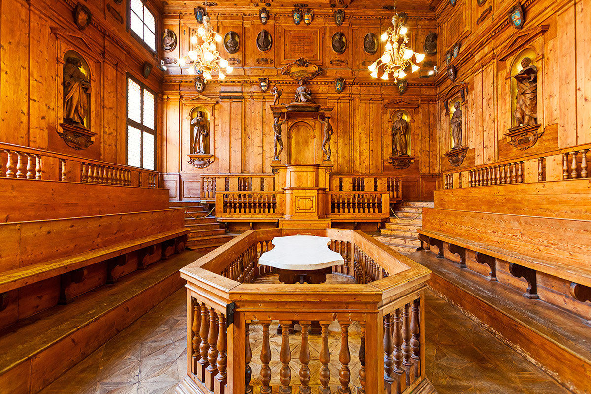 The Anatomical Theatre dell'Archiginnasio