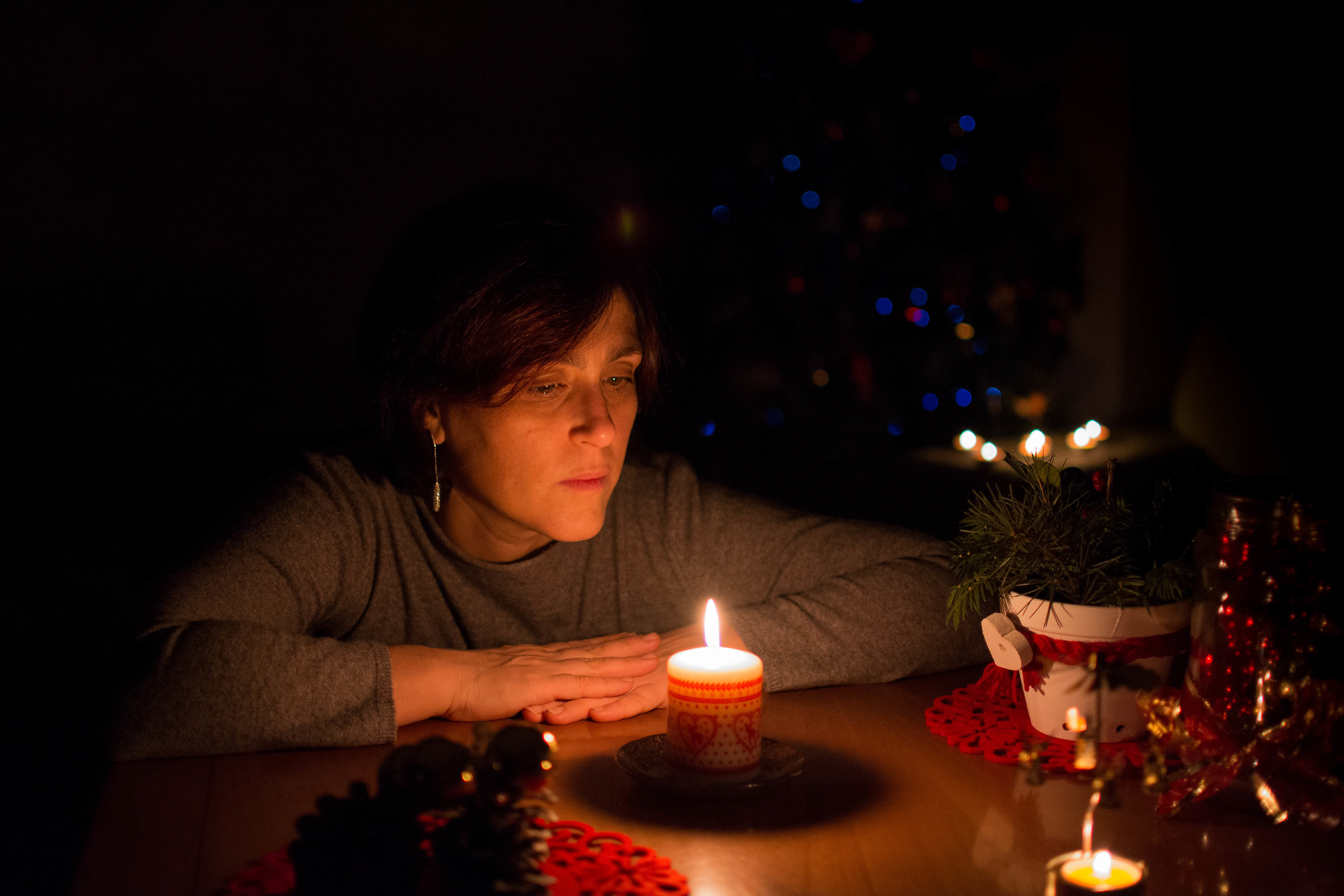 Ritratto con candela