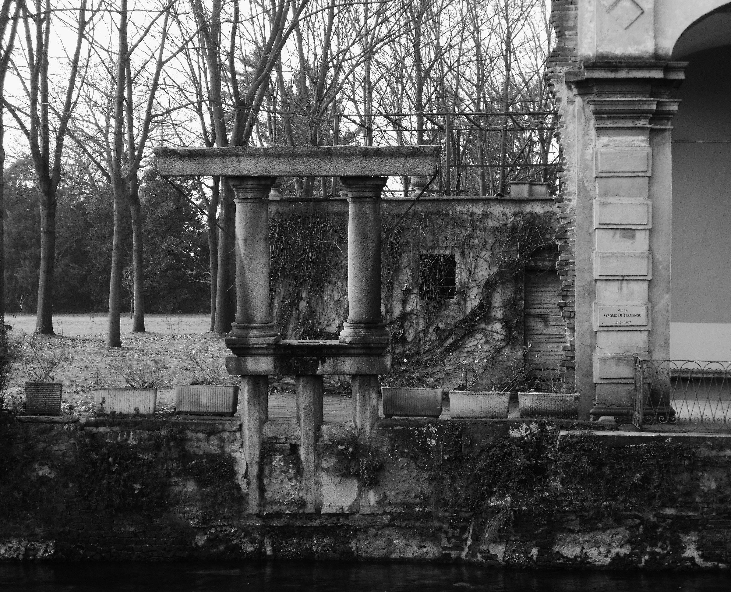 Particolare villa Gromo di Ternengo