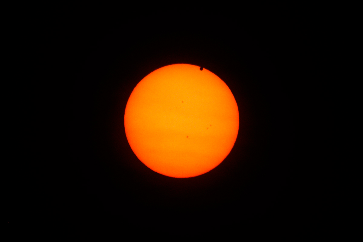 Transit of Venus across the Sun, last contact