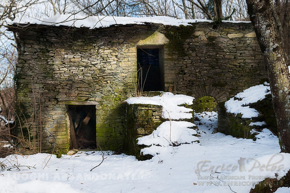 inverno nei paesi abbandonati barego