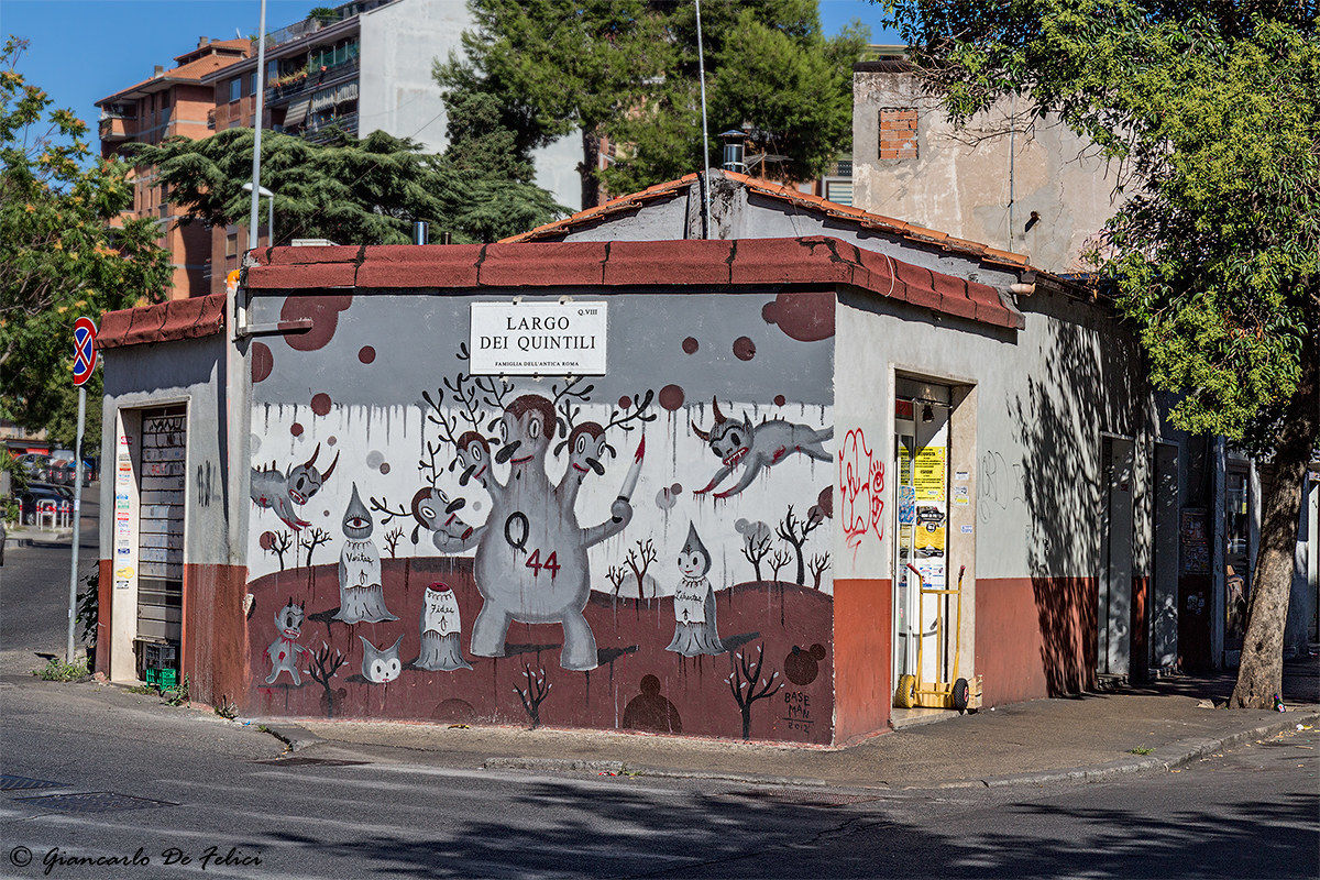 Murals: The Buckingham Warrior-artist Gary Baseman