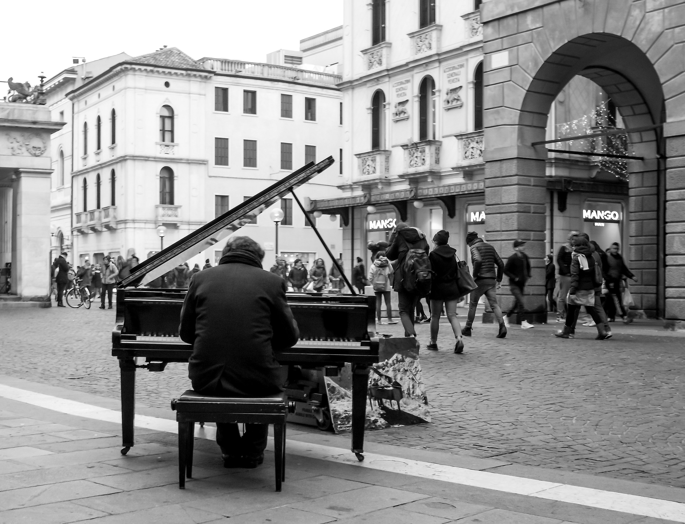 Un vero artista di strada.