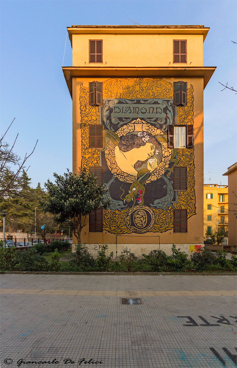 Murals: Hic sunt Adamantes - Artist: Diamond
