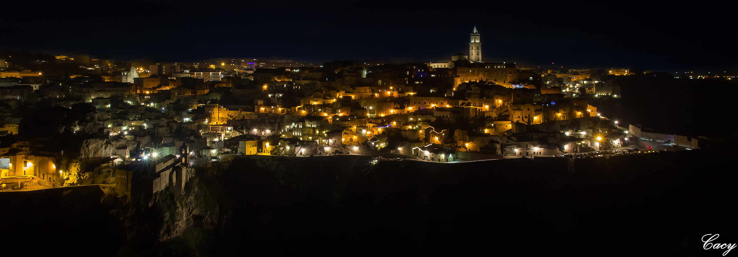 Matera by night
