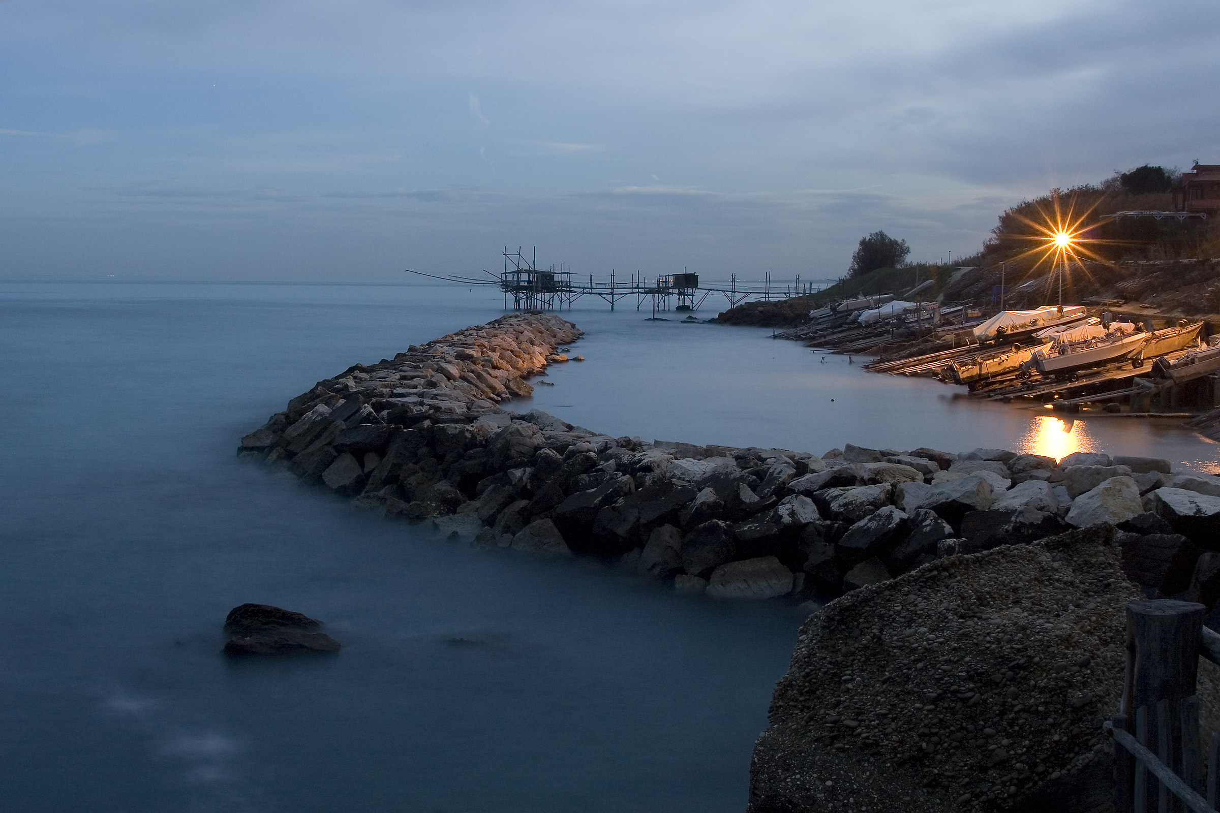 Overflow in the marina