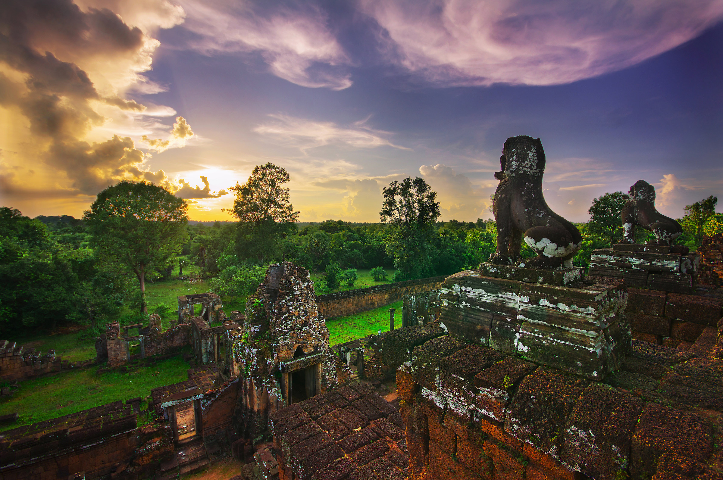tramonto angkor Wat