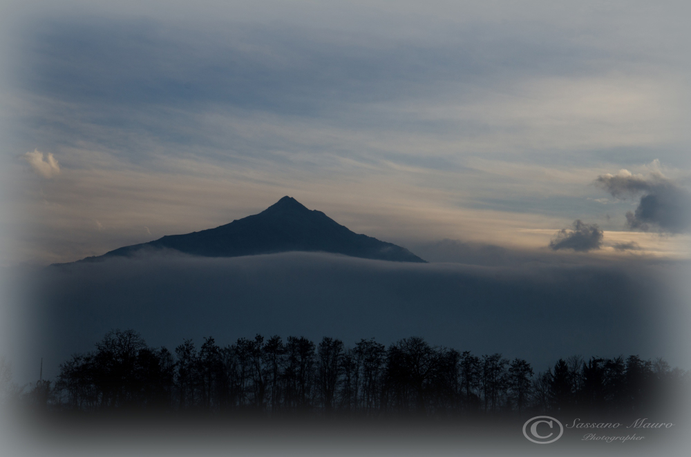 La Bisalta Tra le nubi