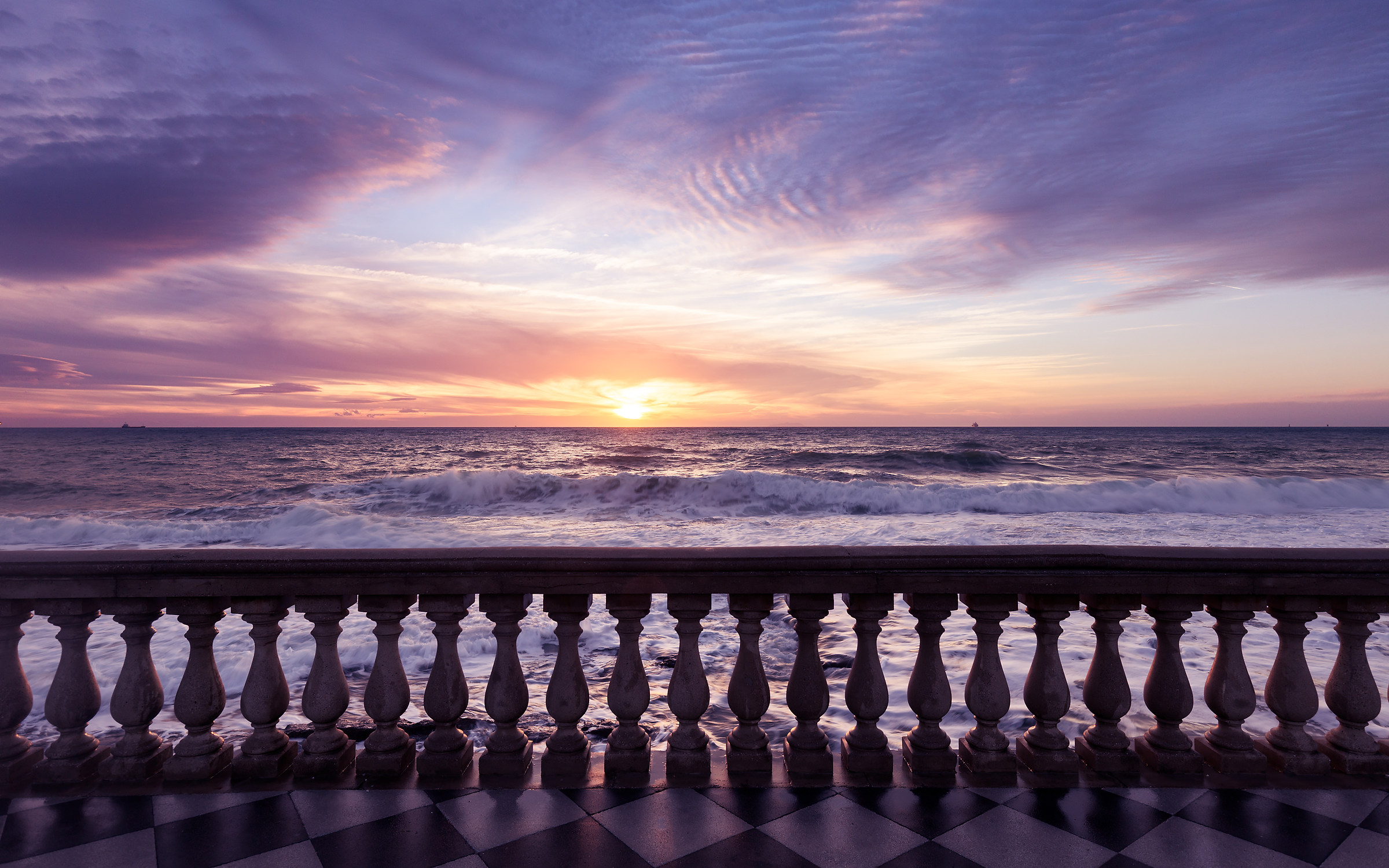 Terrazza Mascagni al tramonto