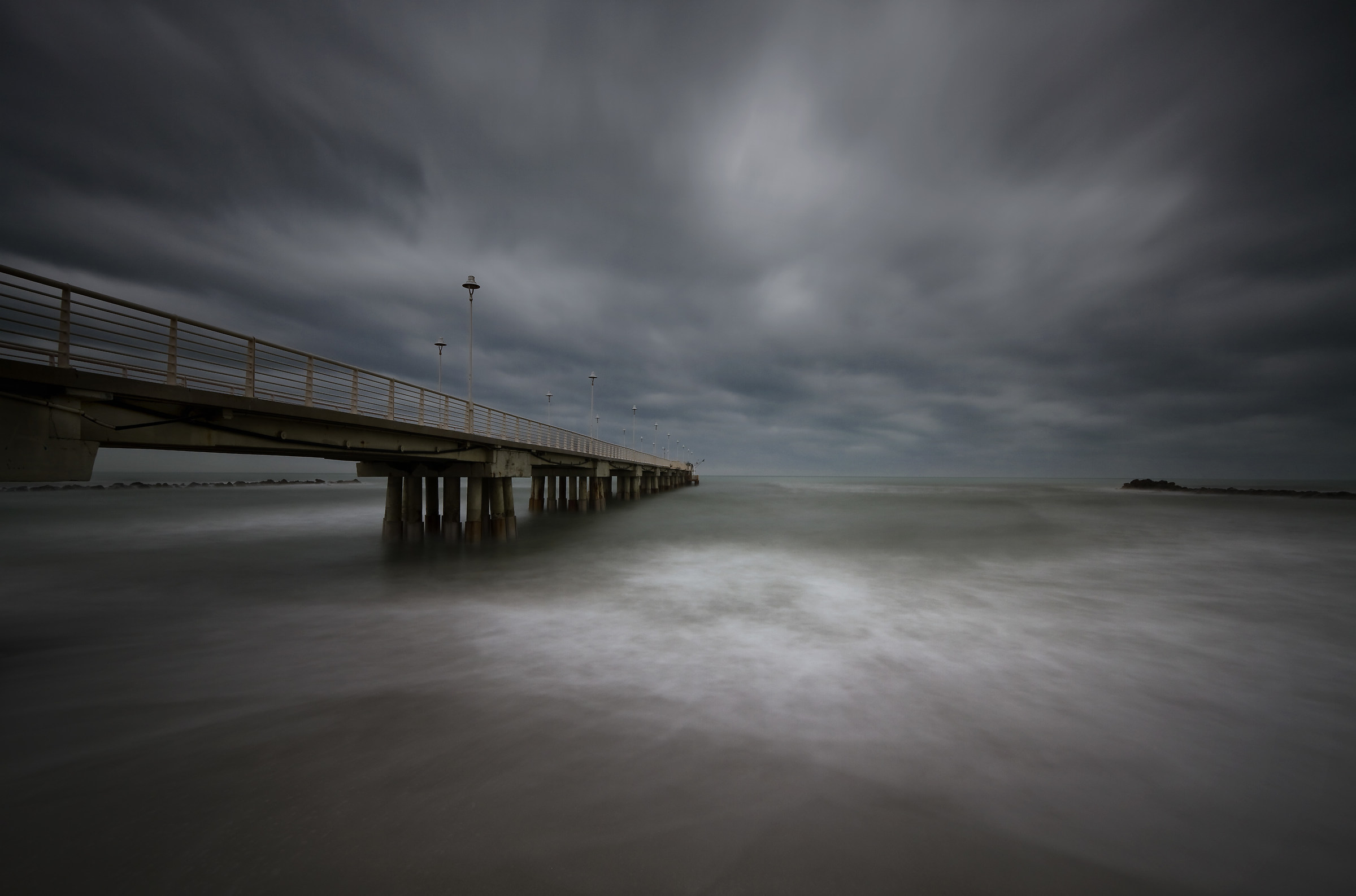 Jetty of Marina di Massa