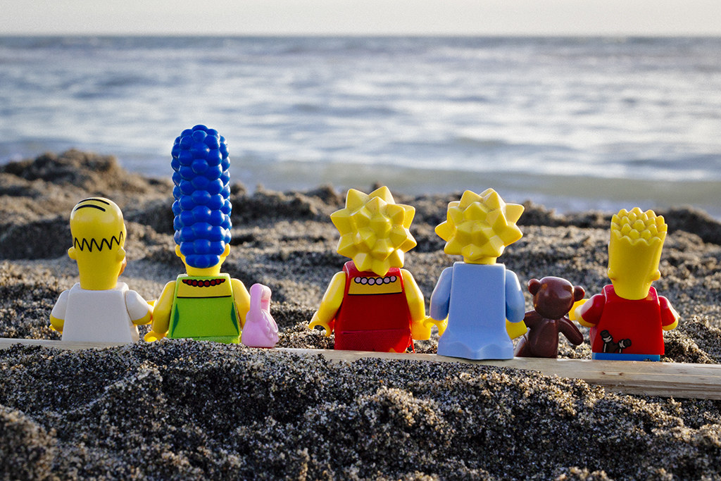 The Simpson ad Ostia Beach