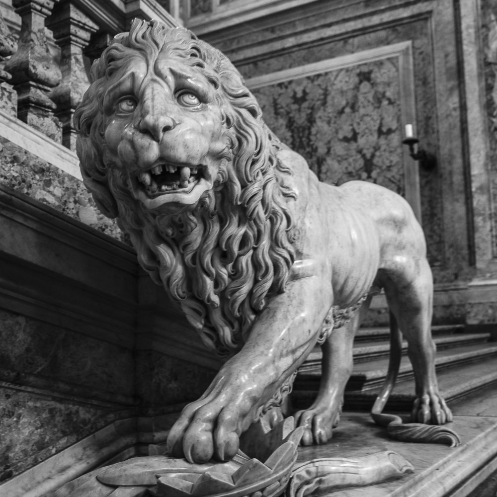 Reggia di Caserta lion