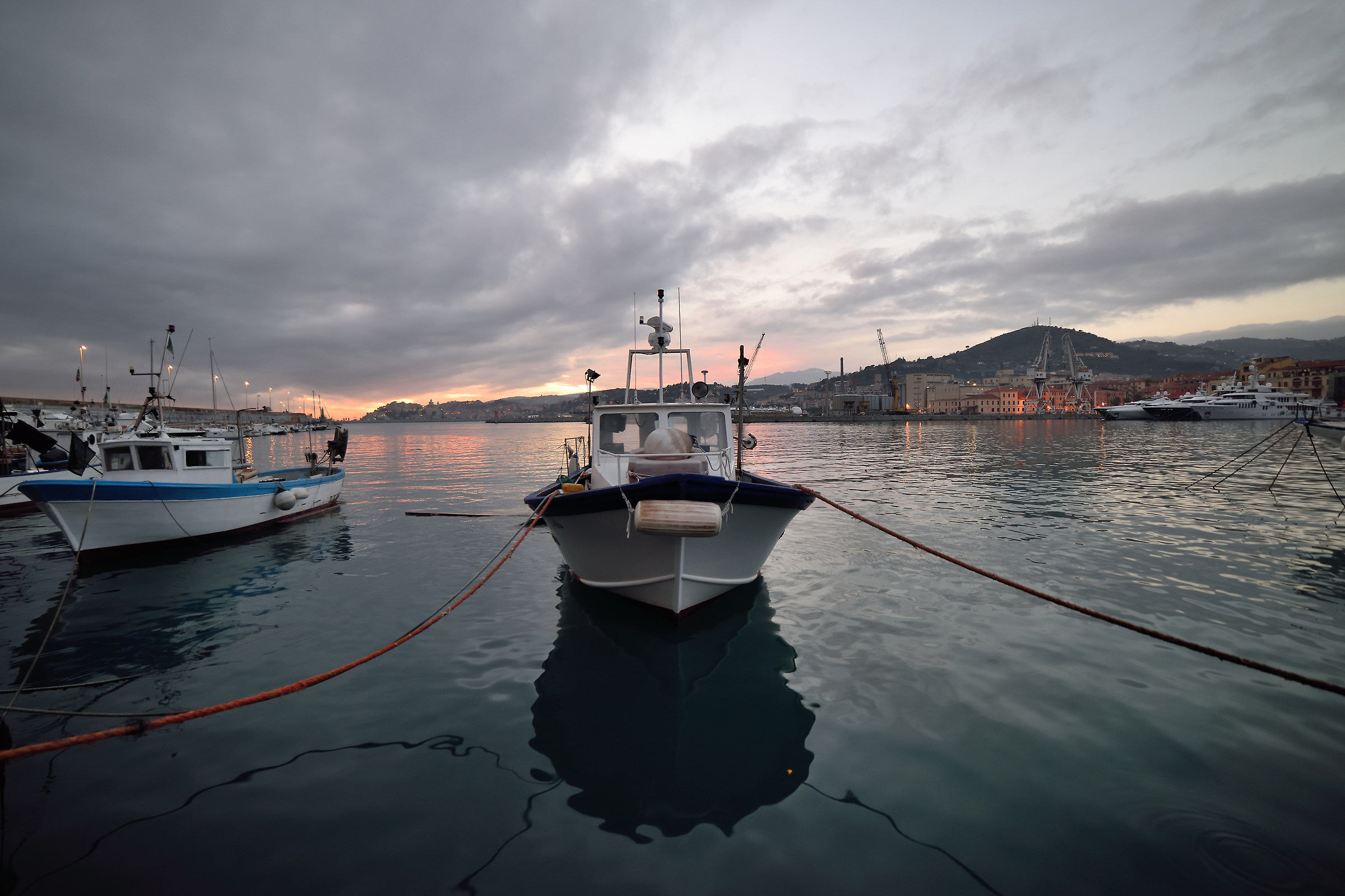 sunset on January 9, 2016