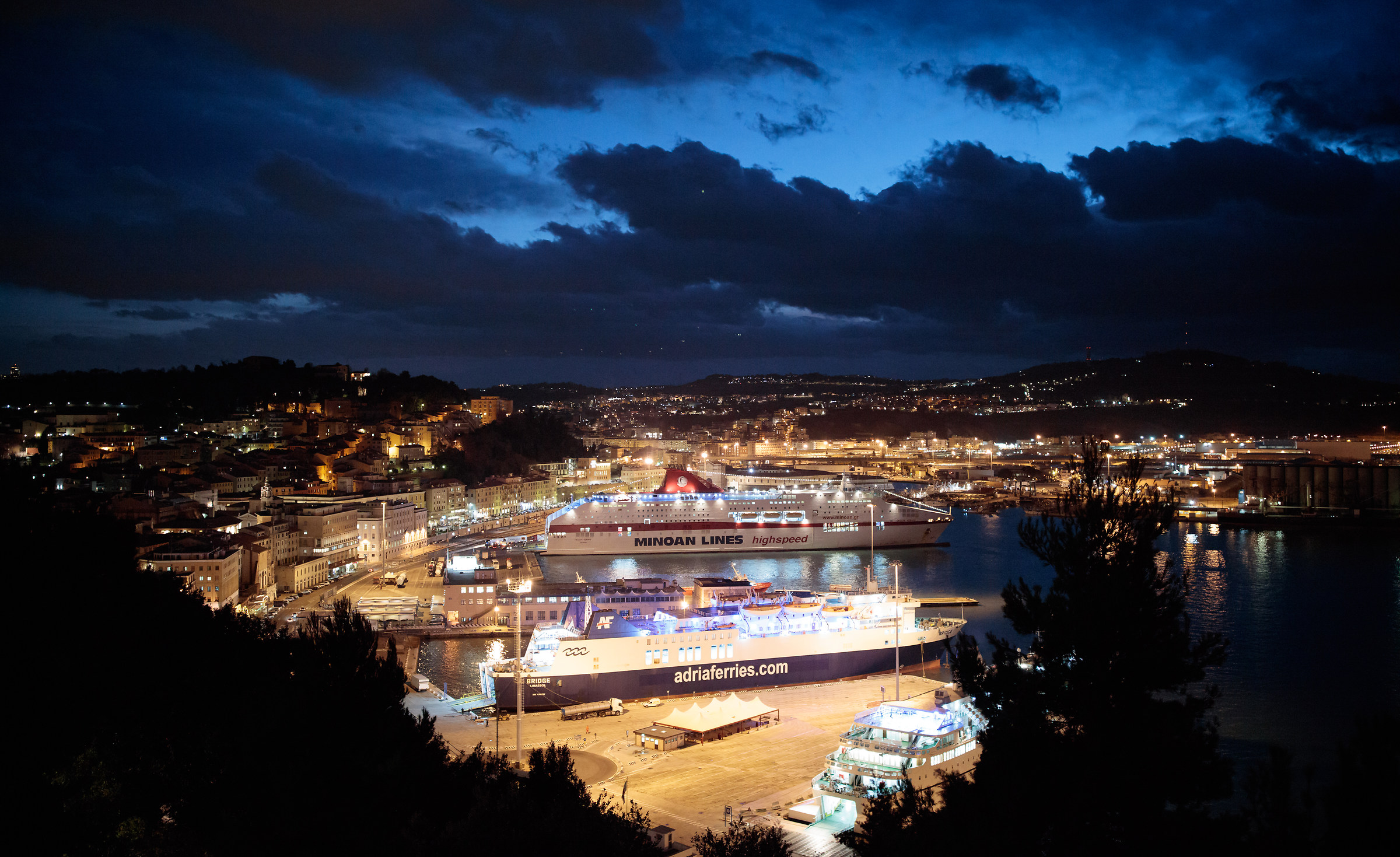 Ancona by night