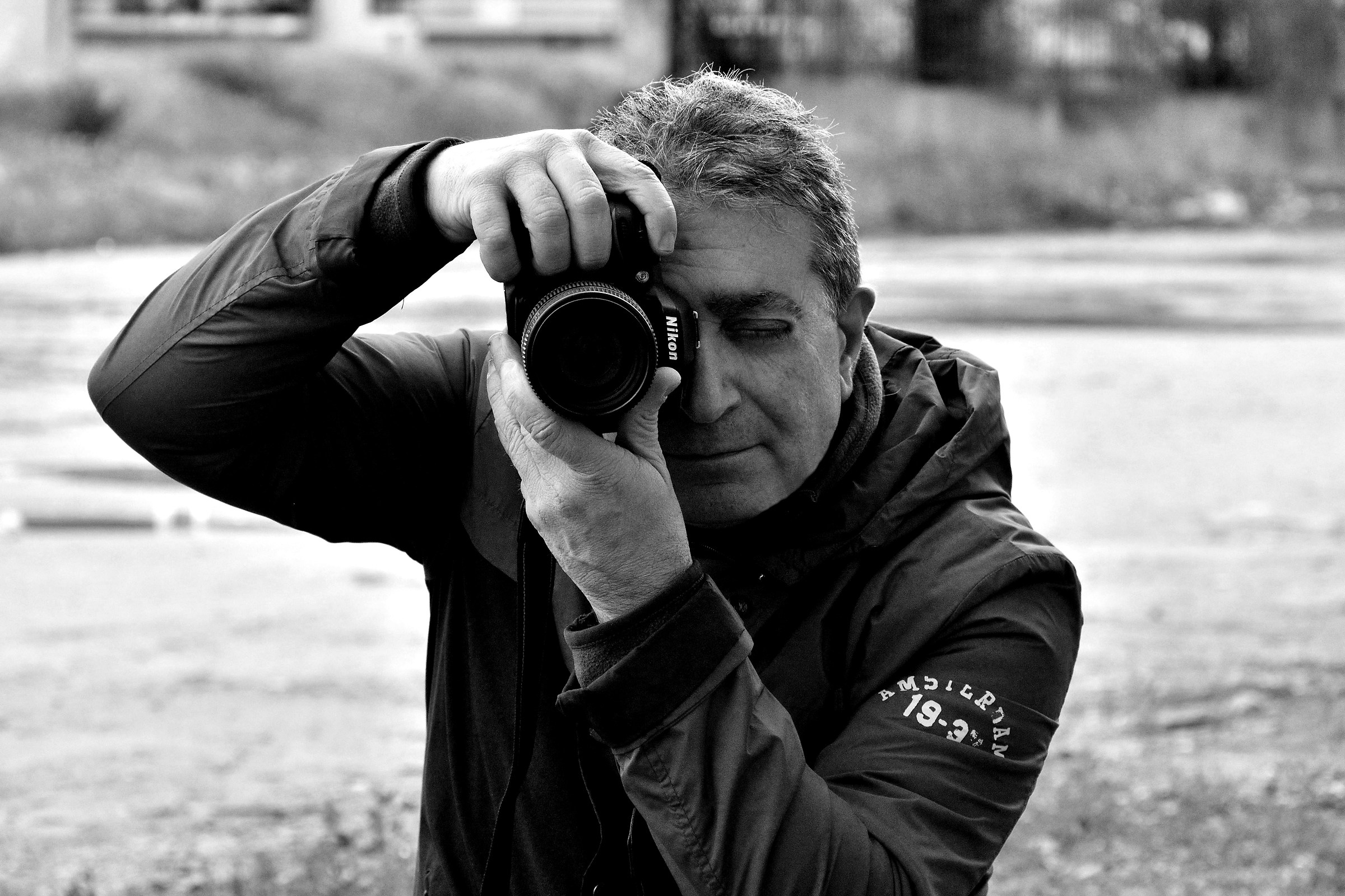 Io nell'atto dello scatto