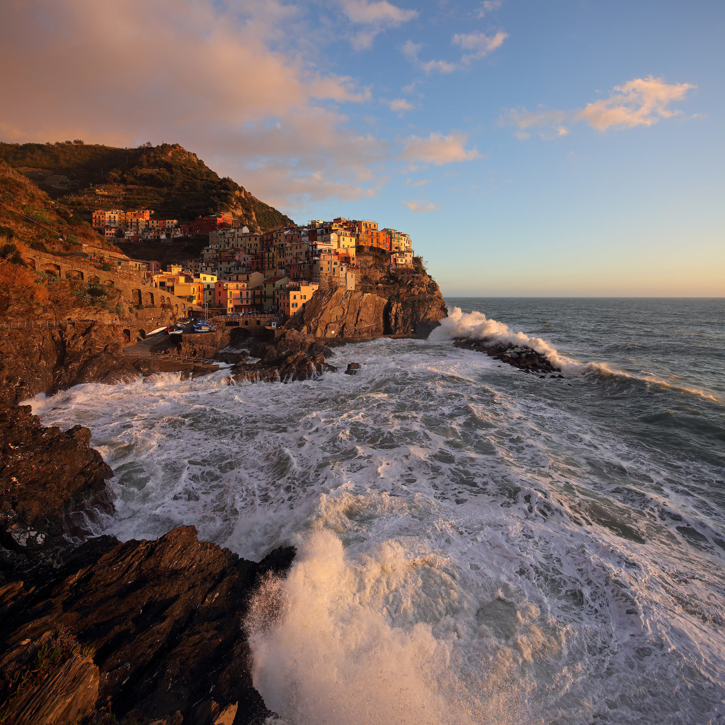 Tramonto a Manarola