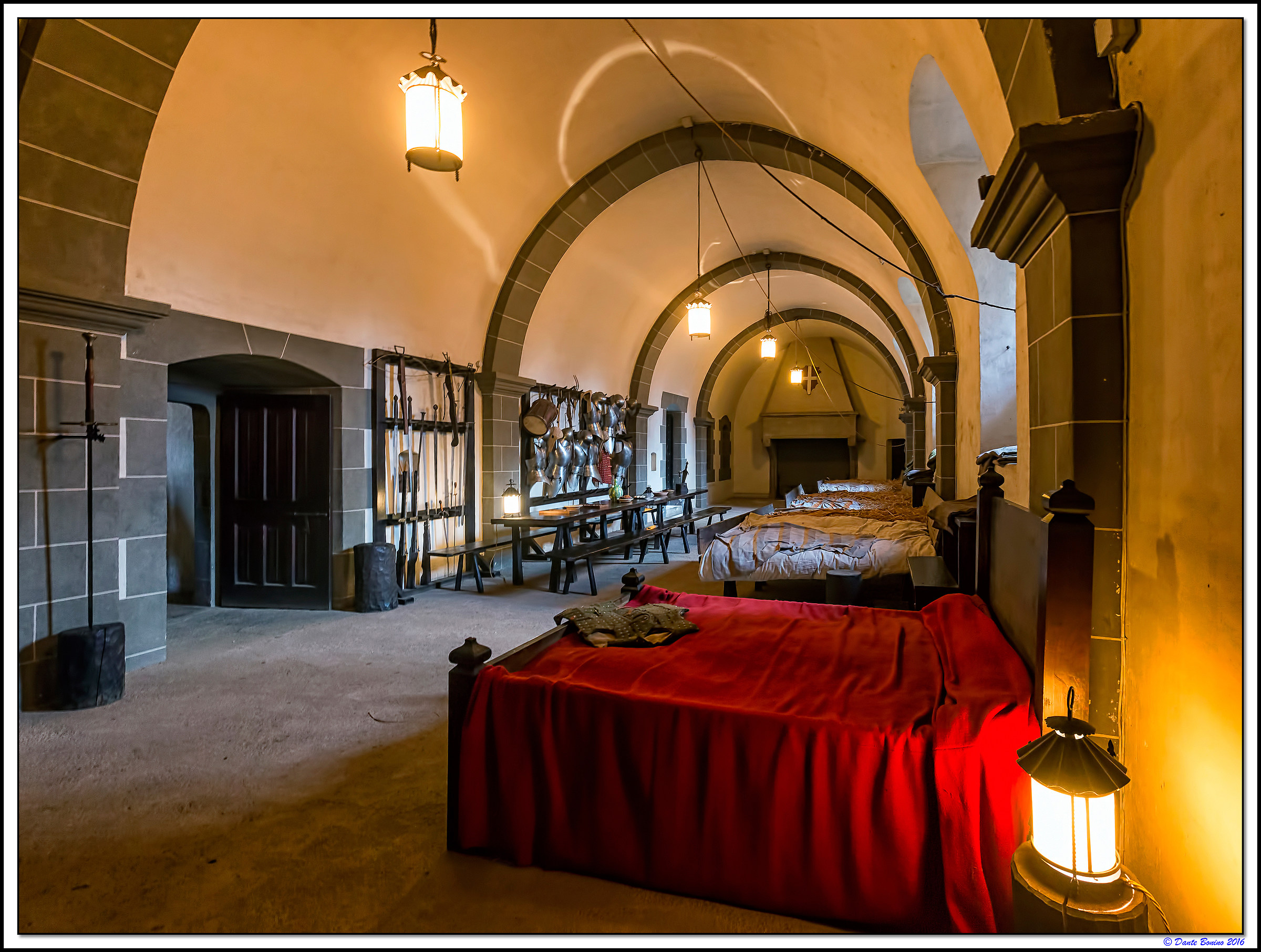 Rocca: camerone degli uomini d'arme