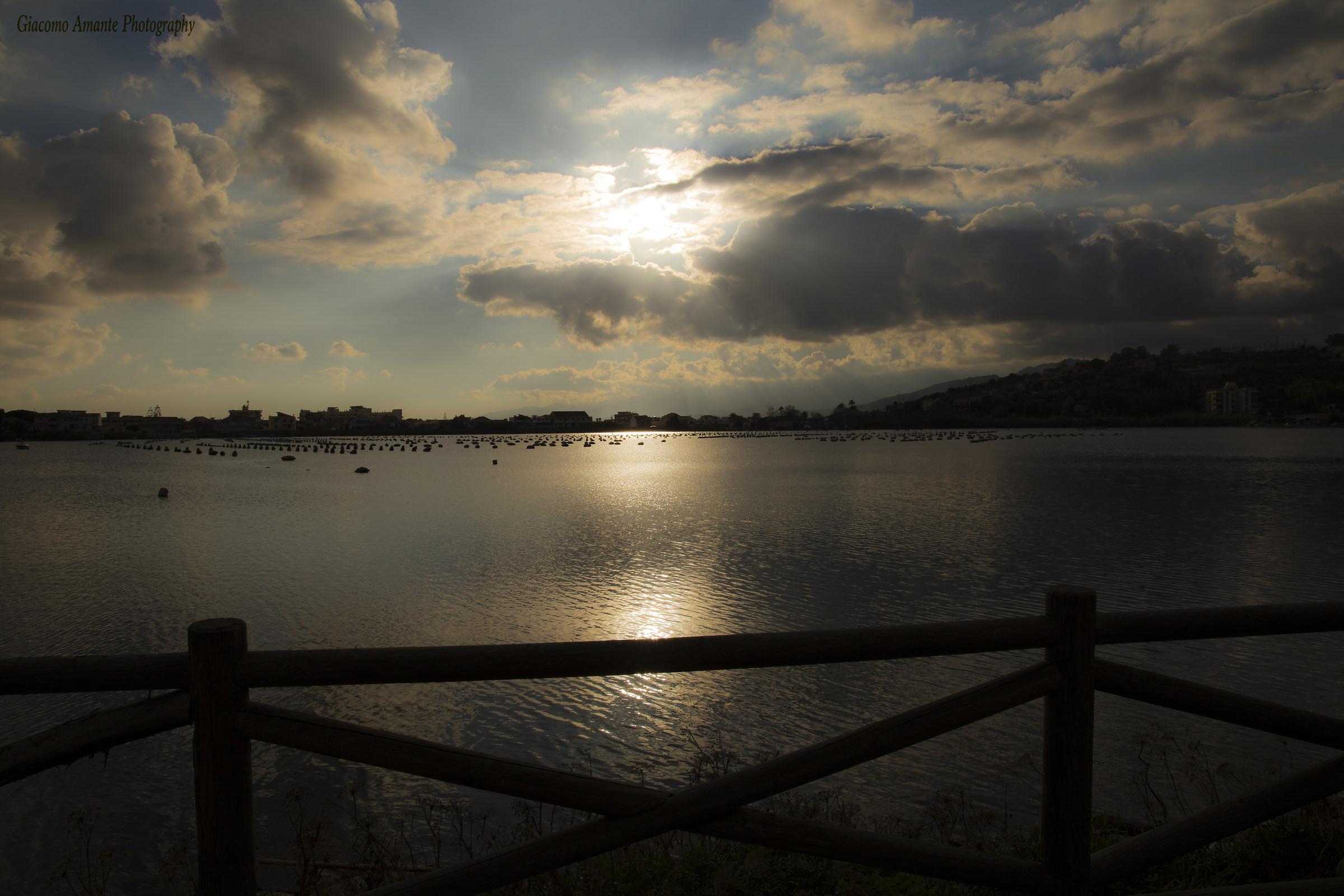 Messina Ganzirri small lake