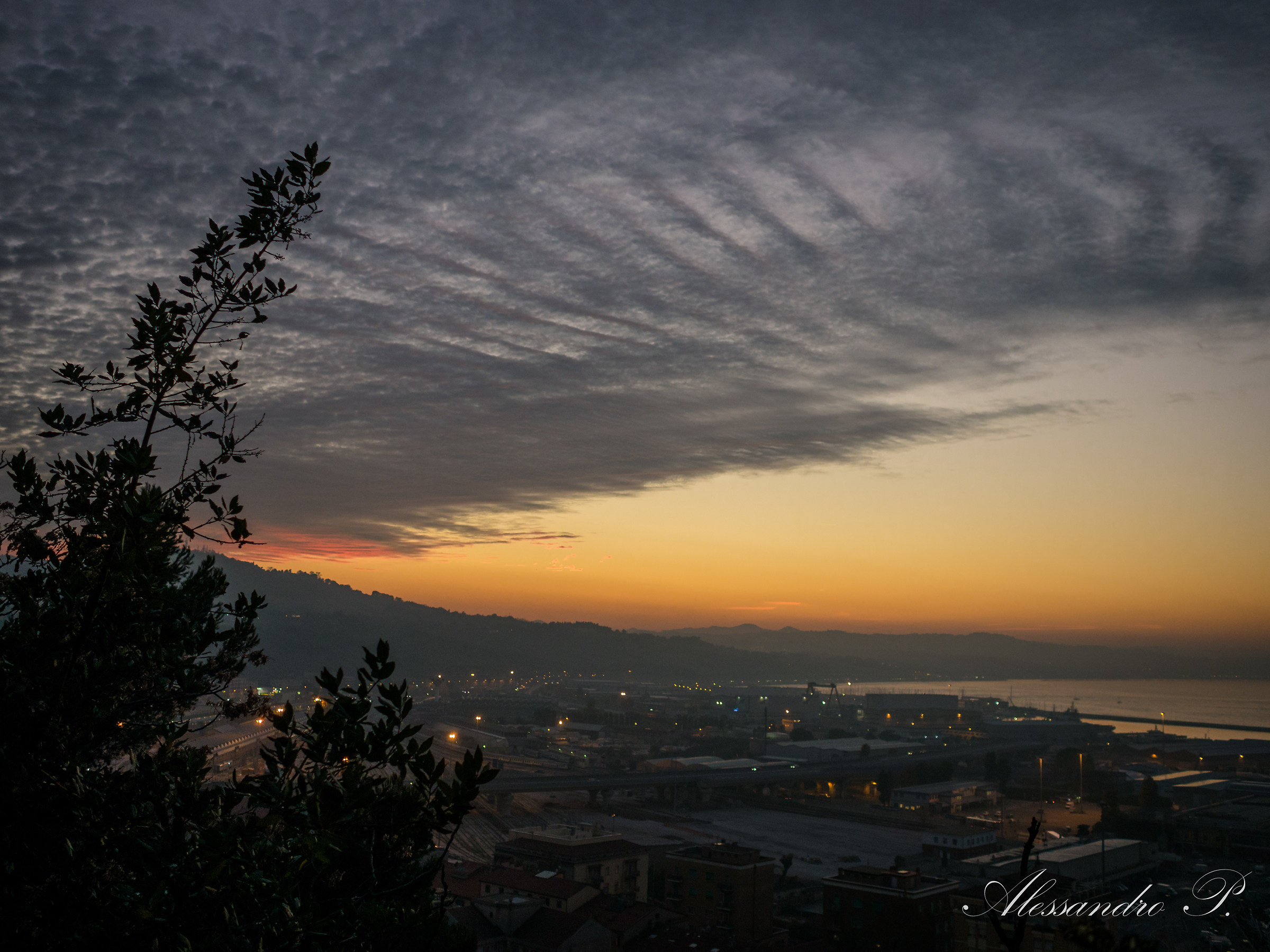 Sunset Ancona, Italy