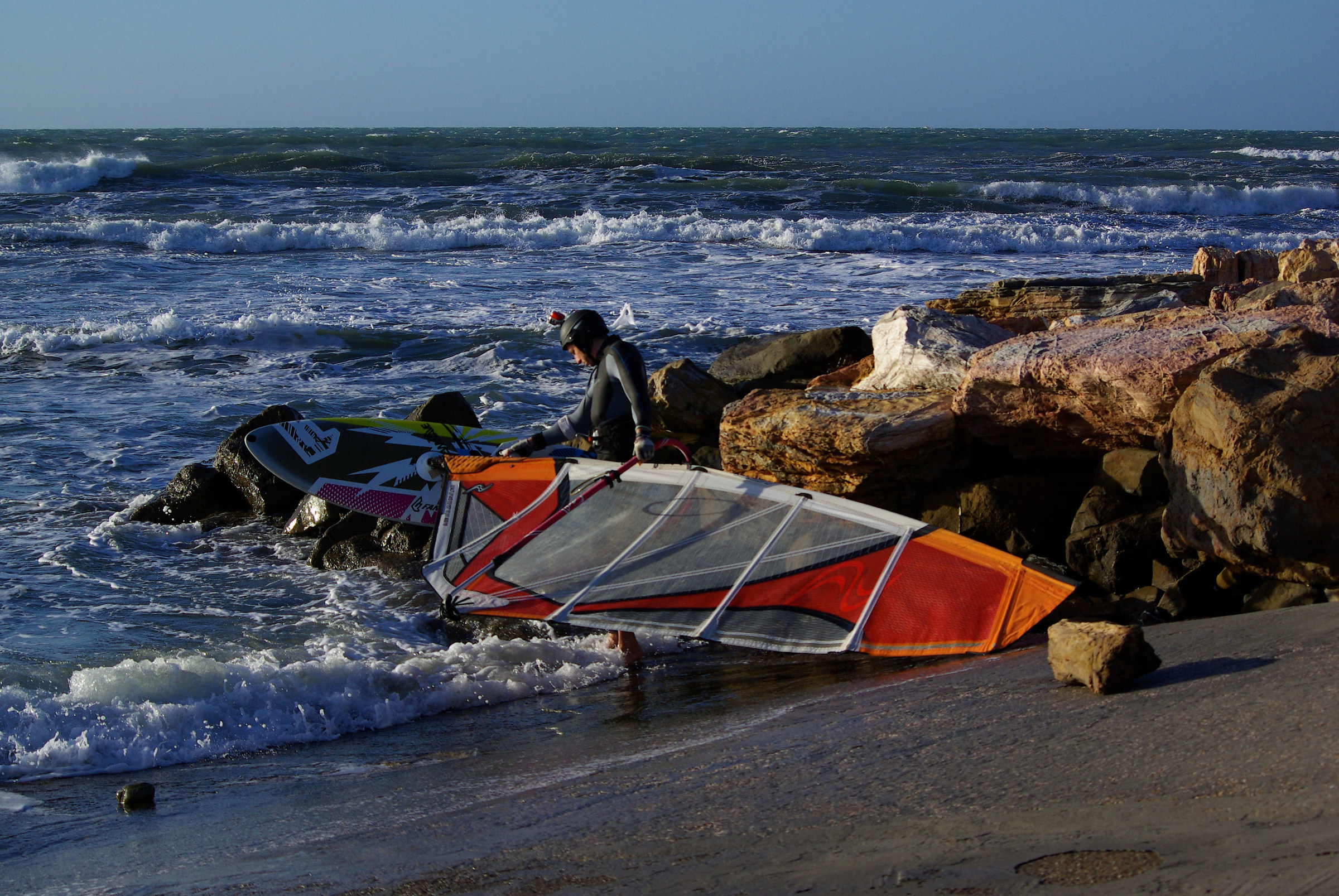 Preparativi alla ricerca dell'onda