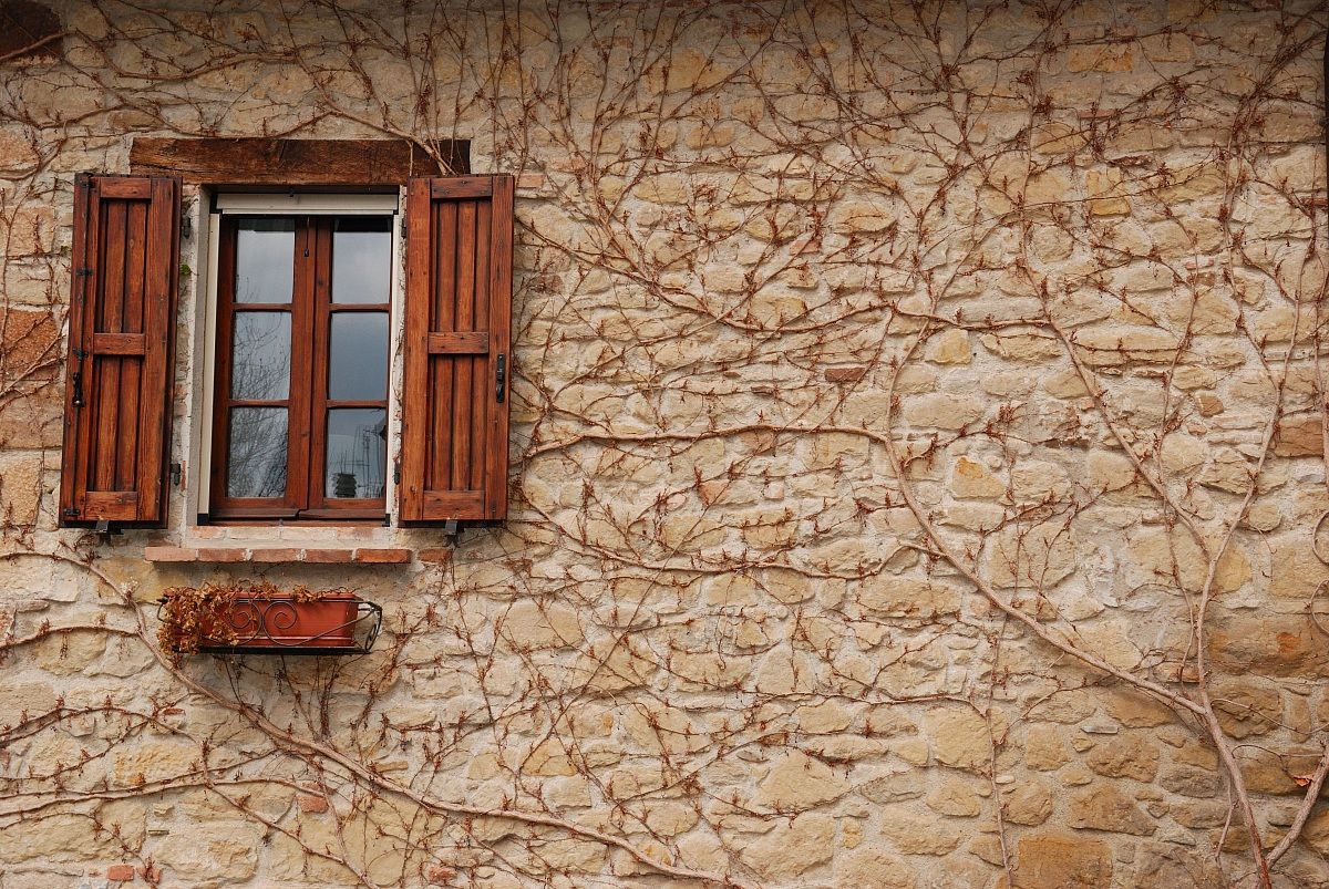 La poesia di una parete in pietra