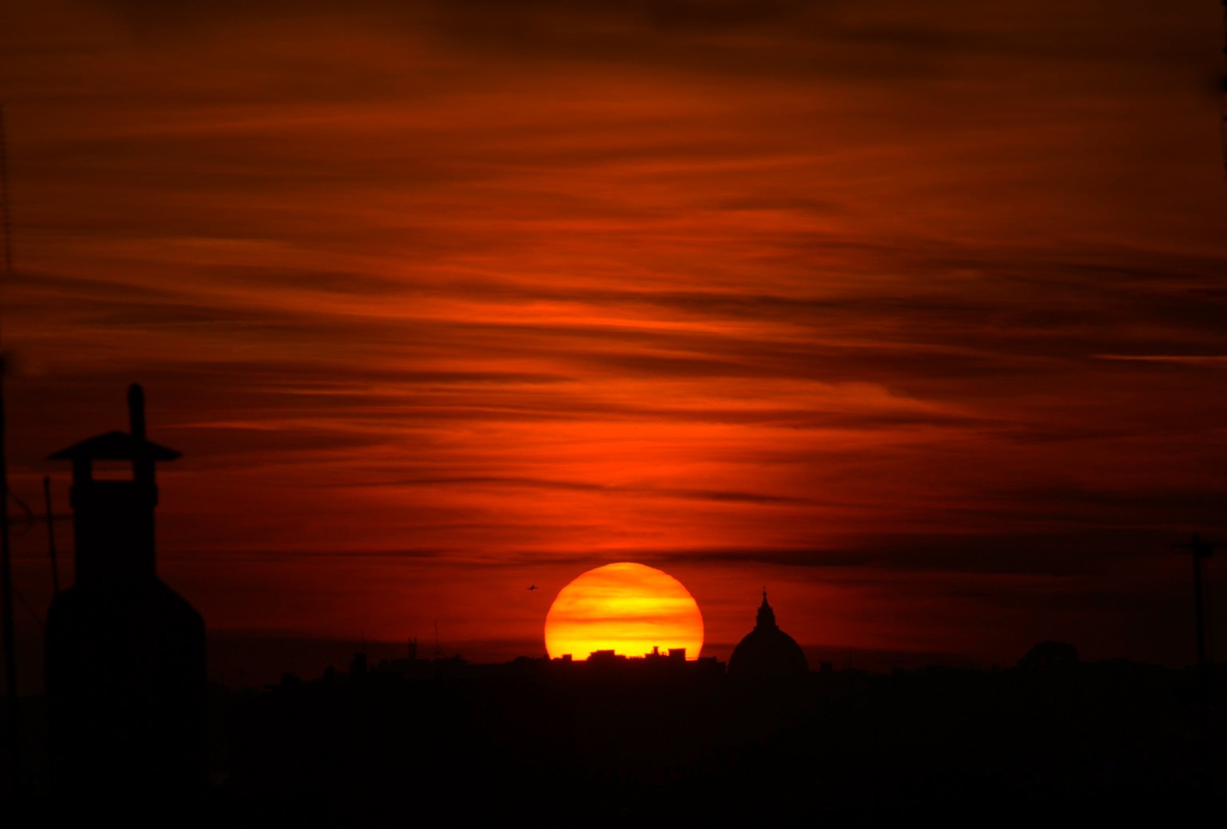 Tramonto su Roma
