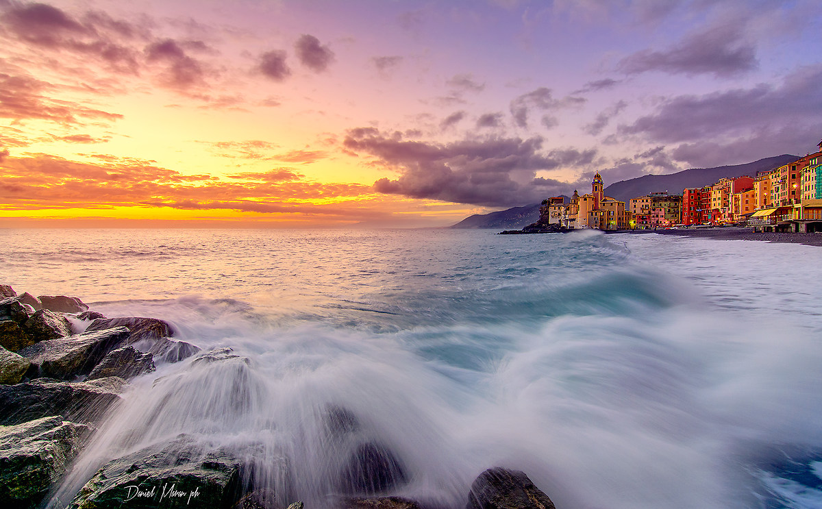 Camogli,  acqua, terra, fuoco, aria...
