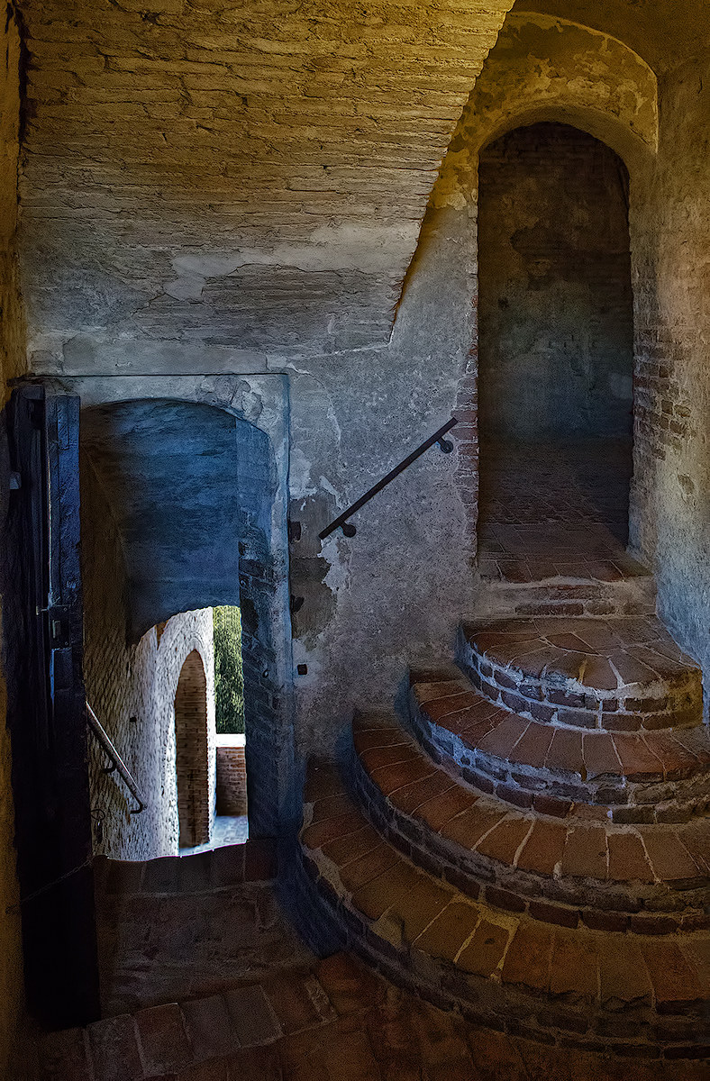 Inside the castle