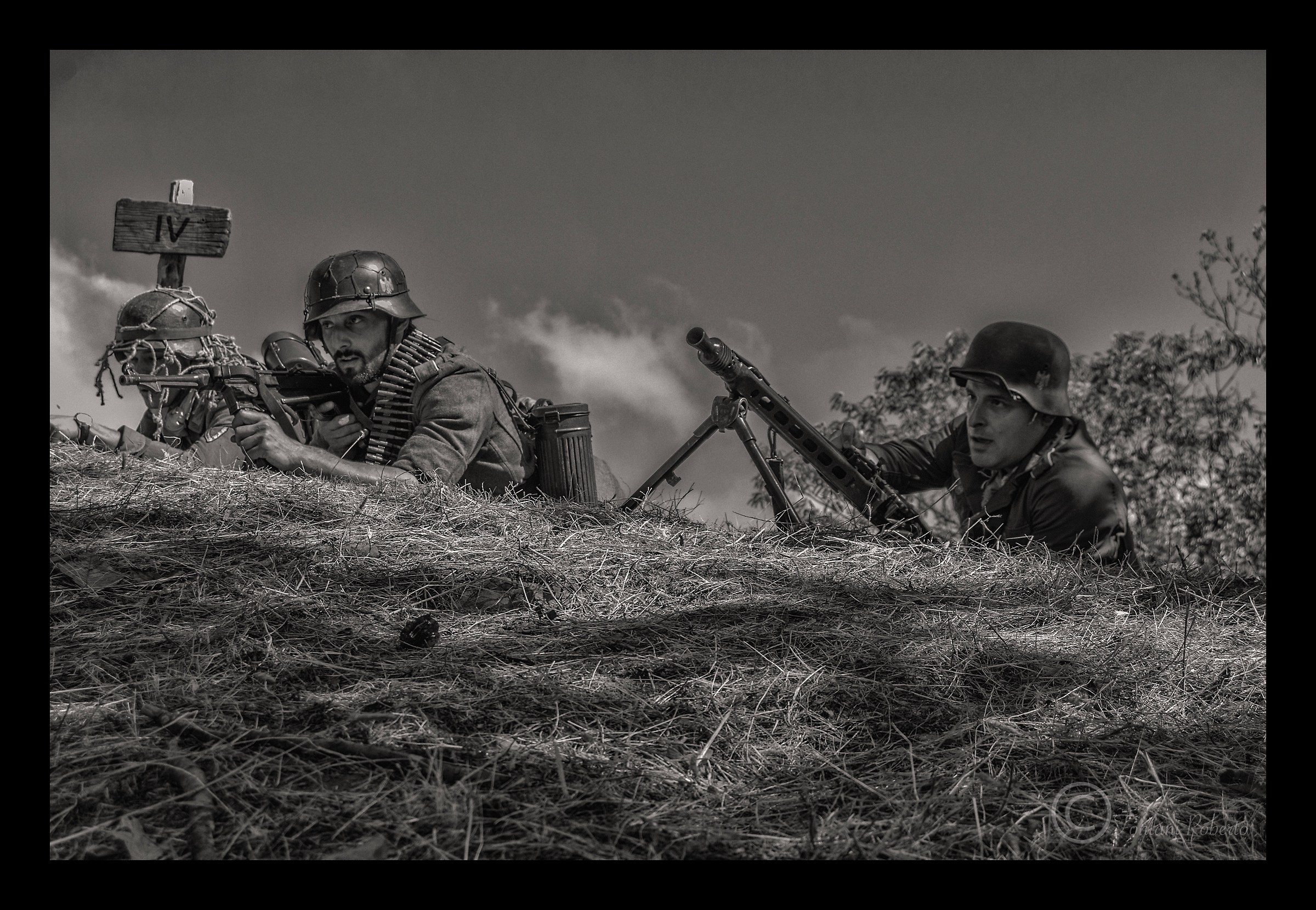Truppe Tedesce a difesa della Trincea