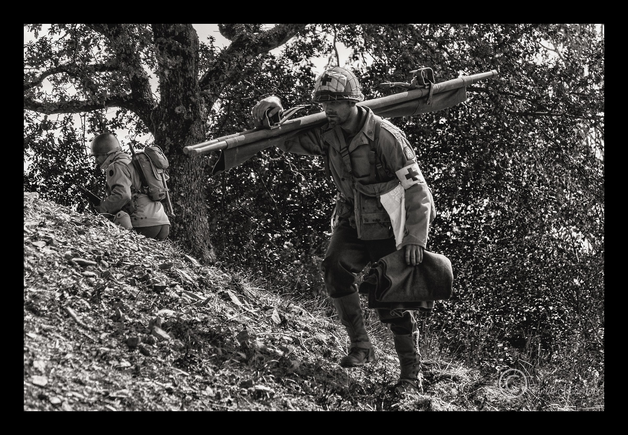 Recupero dei soldati feriti