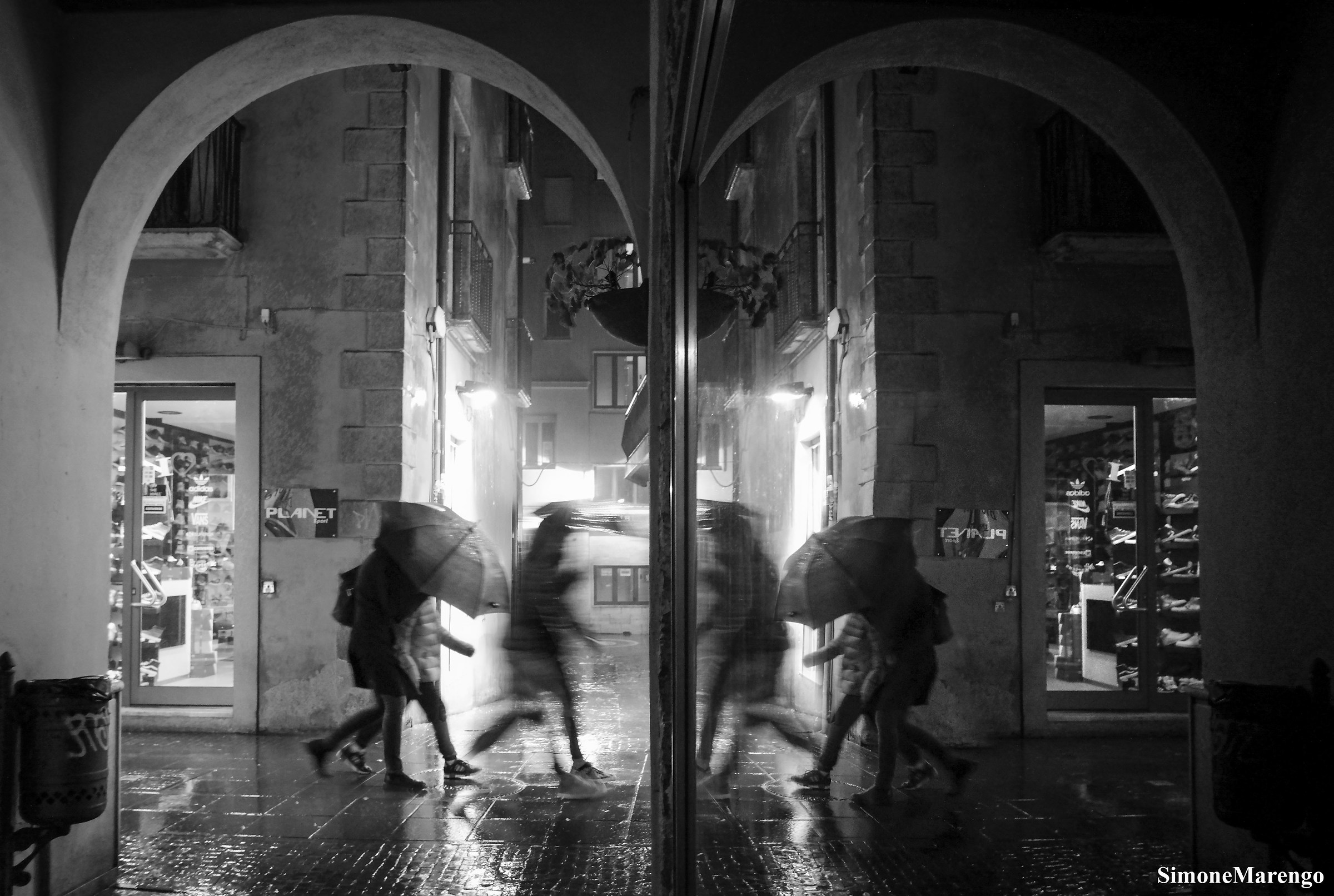 Reflecting on the rain