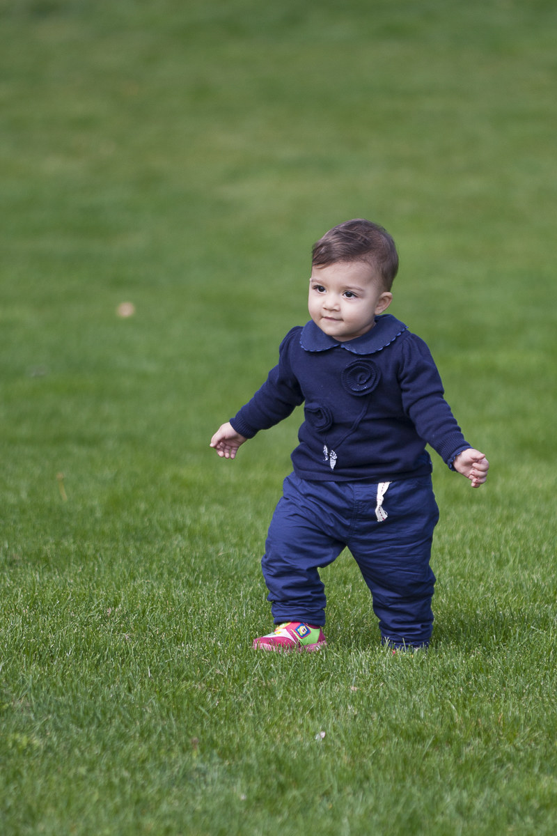 Passo lungo di piccole gambe