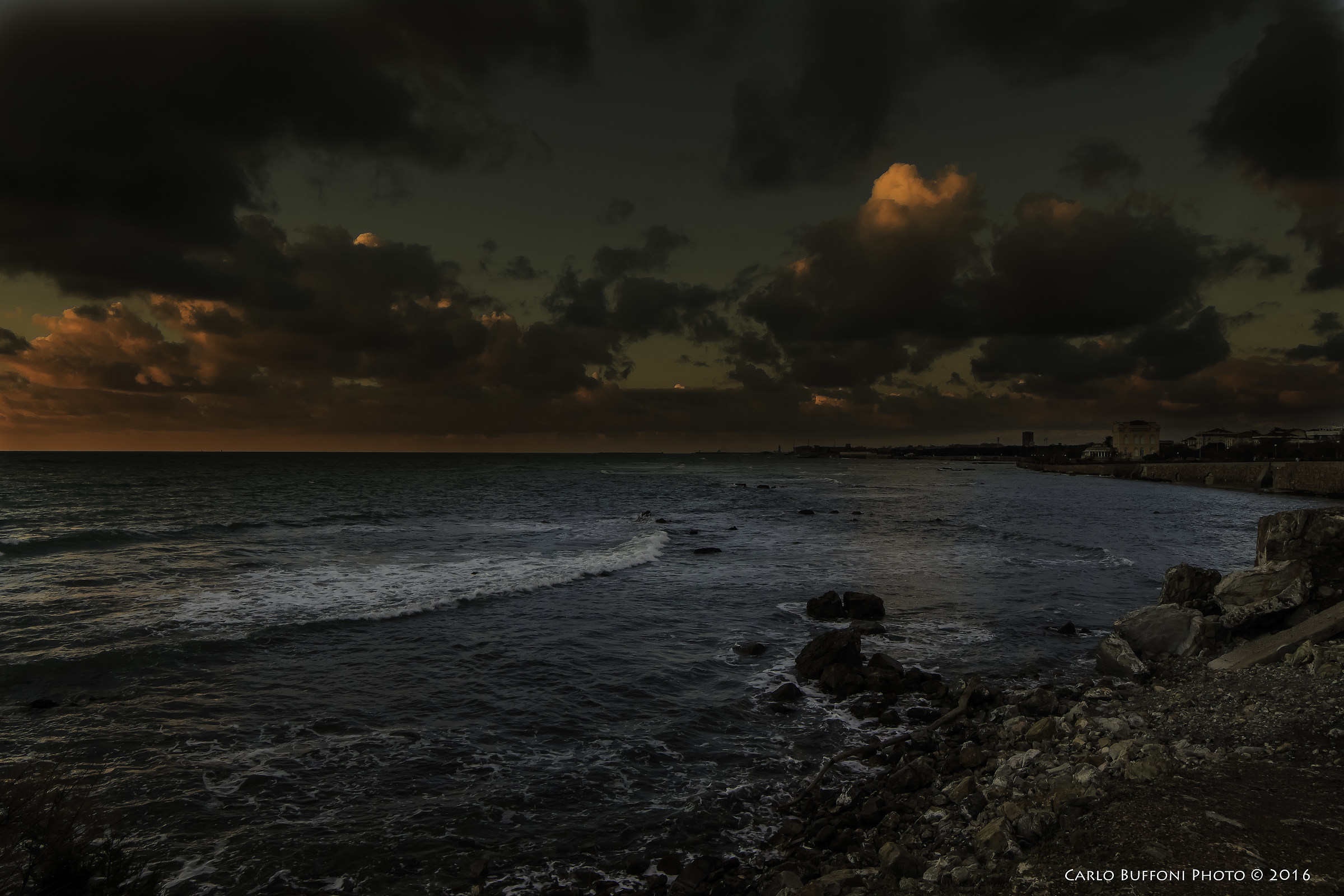 Tramonto e Nuvole "Livorno"