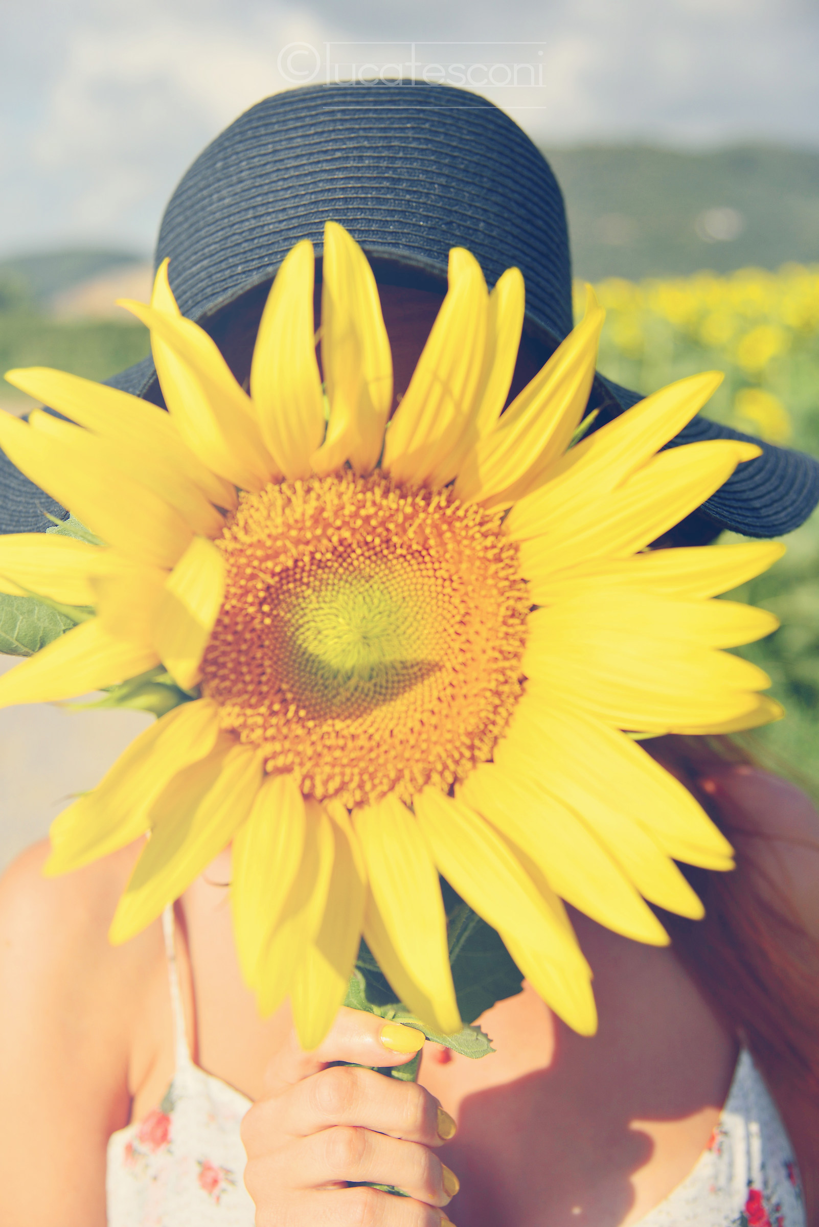 ritratto con il Girasole