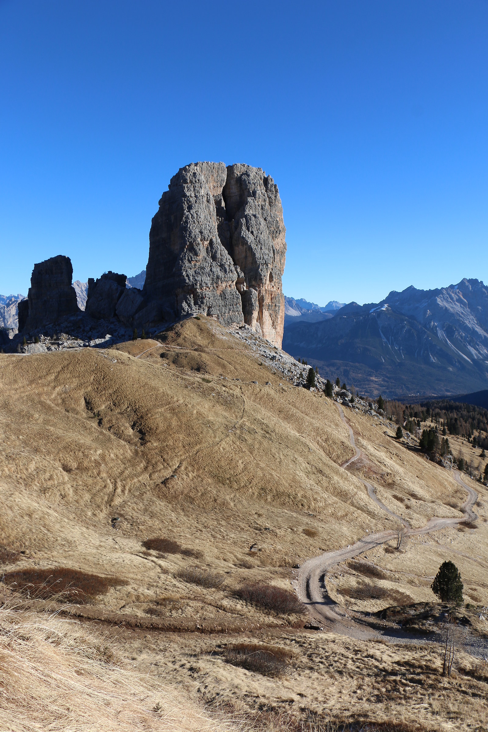 One of the five towers