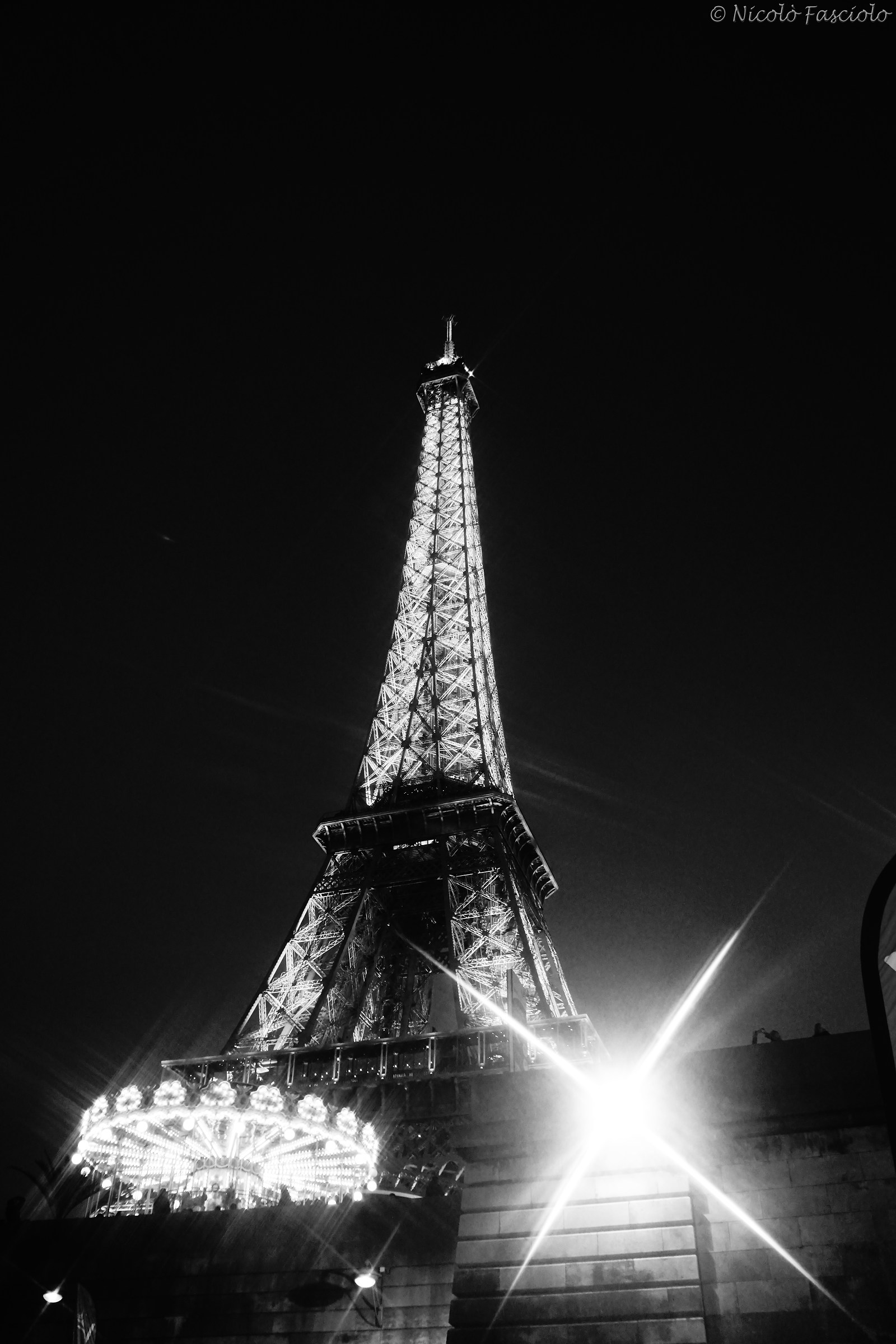 Eiffel Tower by night
