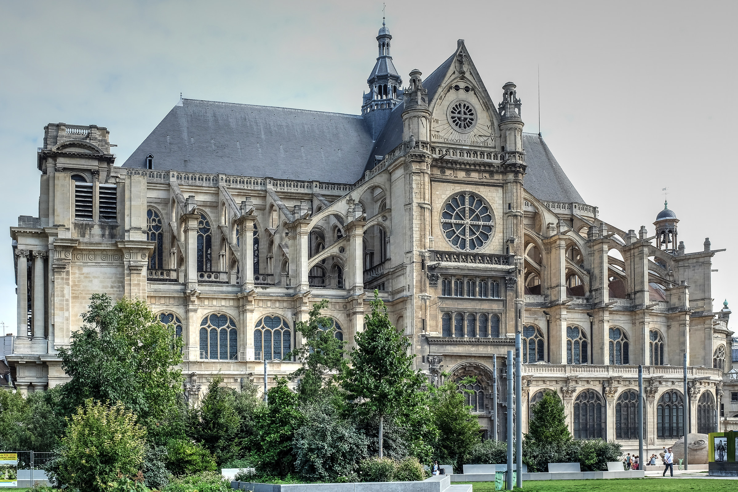 La chiesa gotica di Saint-Eustache