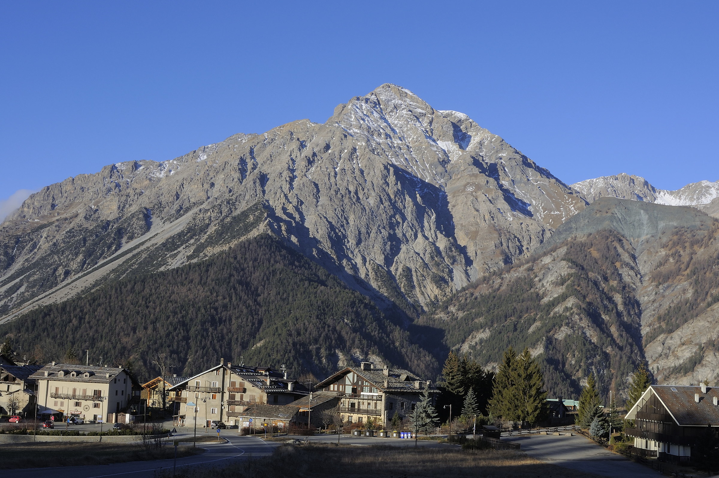 the village without snow