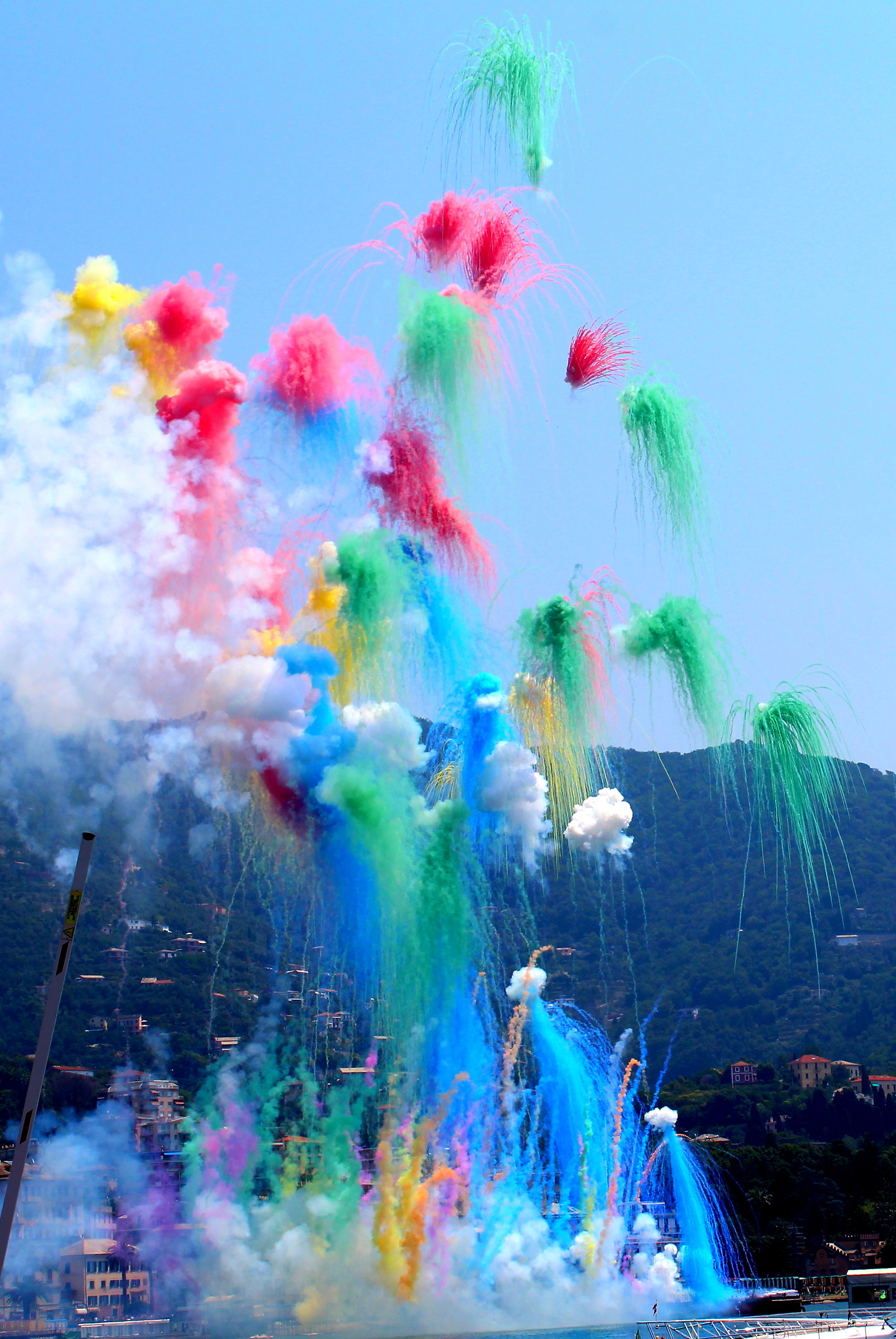 The fires and their colors