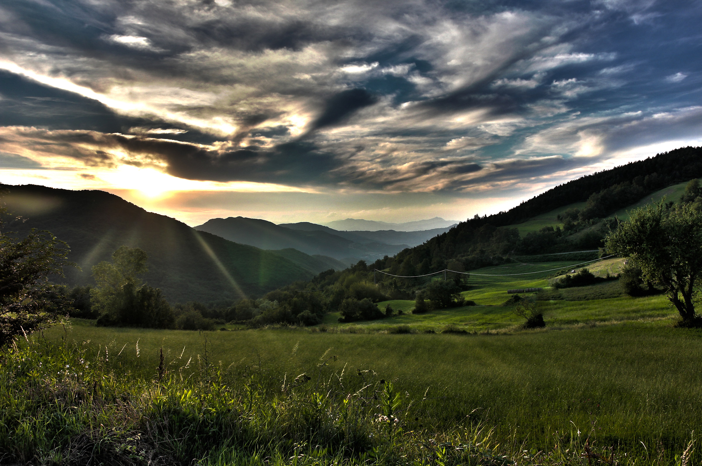 tramonto hdr